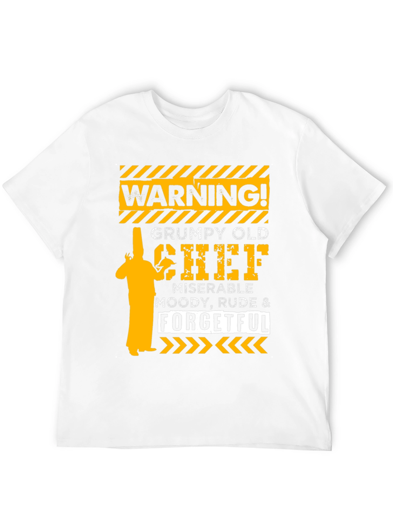 Warning Grumpy Old Chef T-Shirt