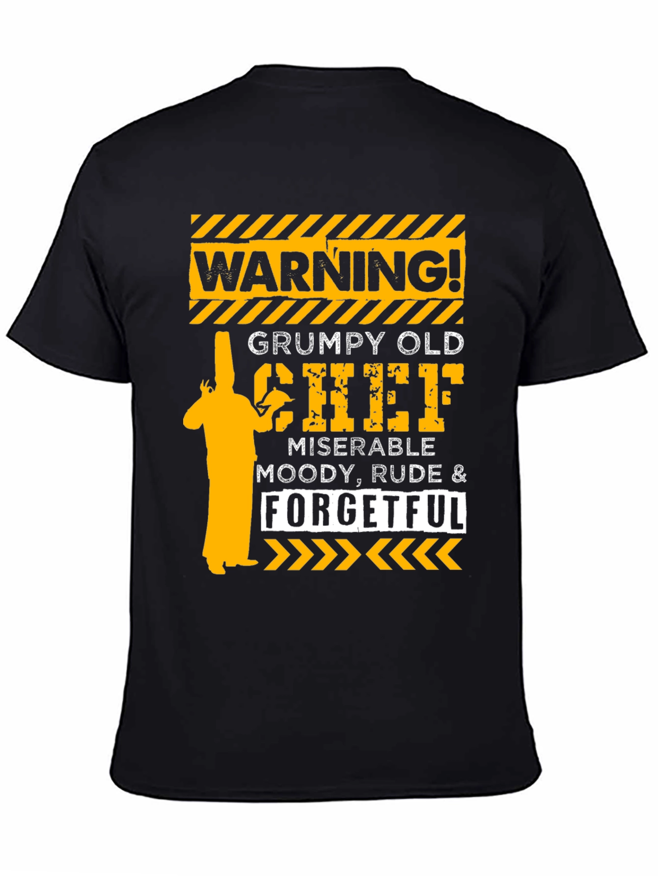 Warning Grumpy Old Chef T-Shirt