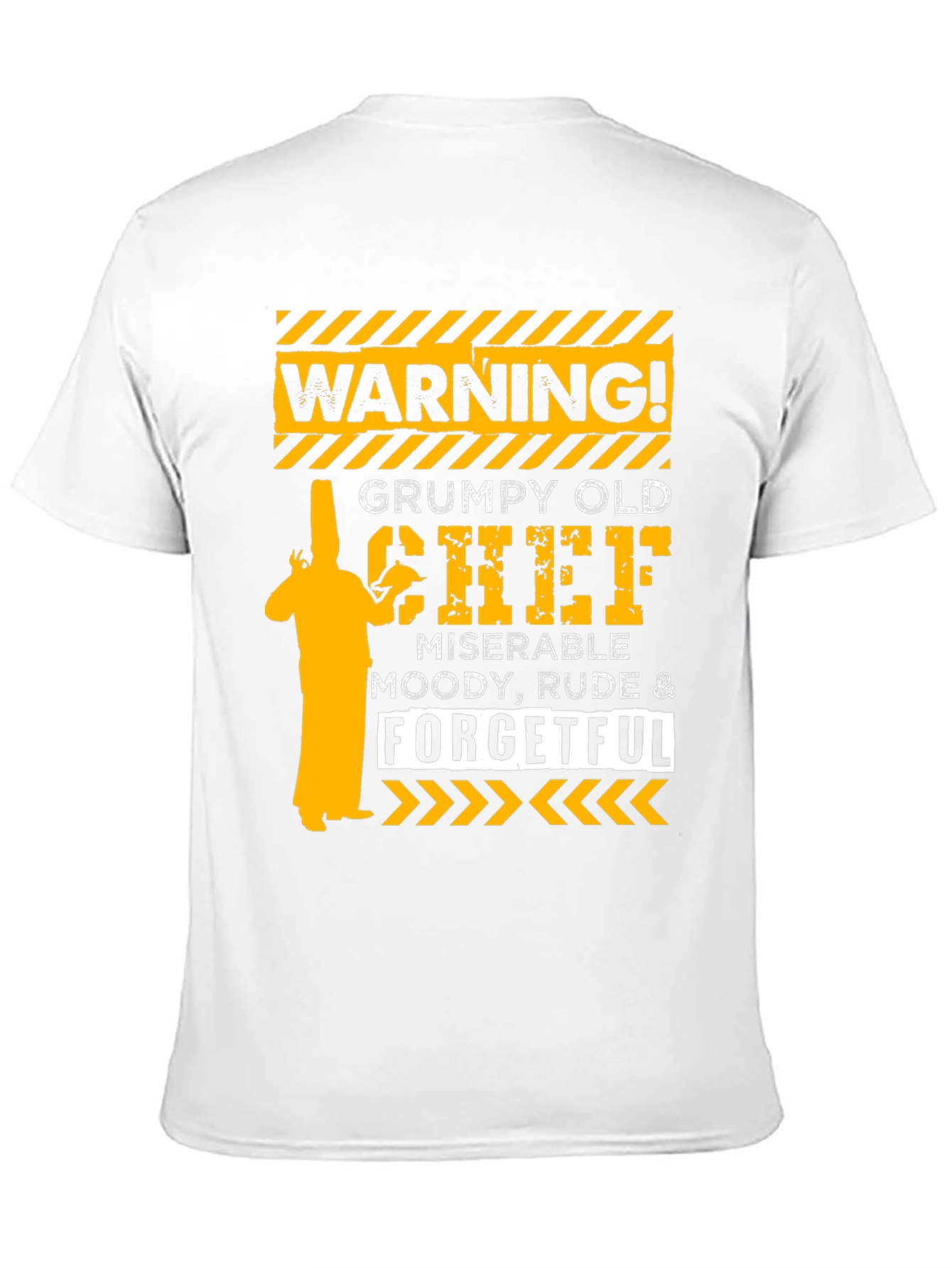 Warning Grumpy Old Chef T-Shirt