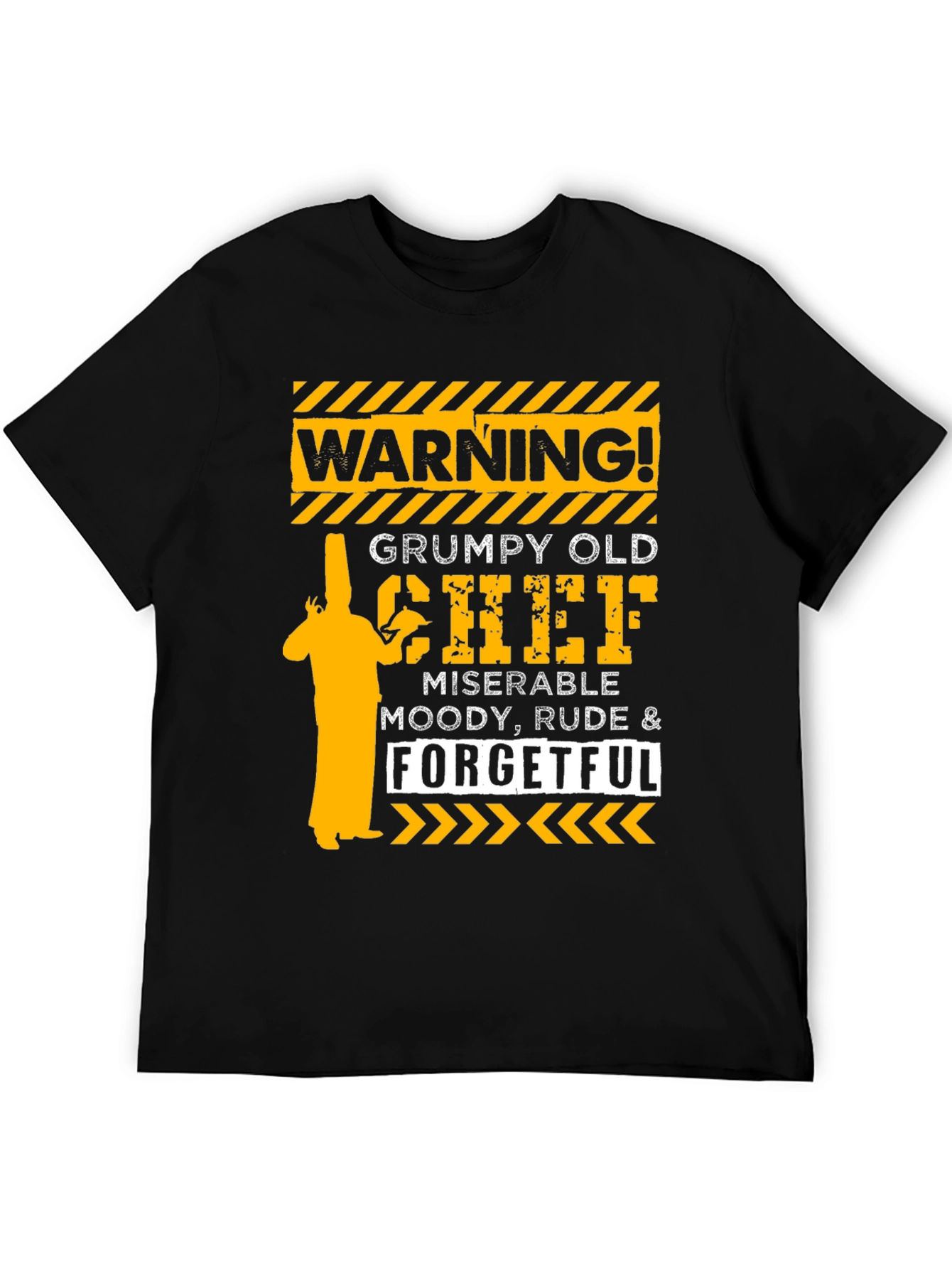 Warning Grumpy Old Chef T-Shirt