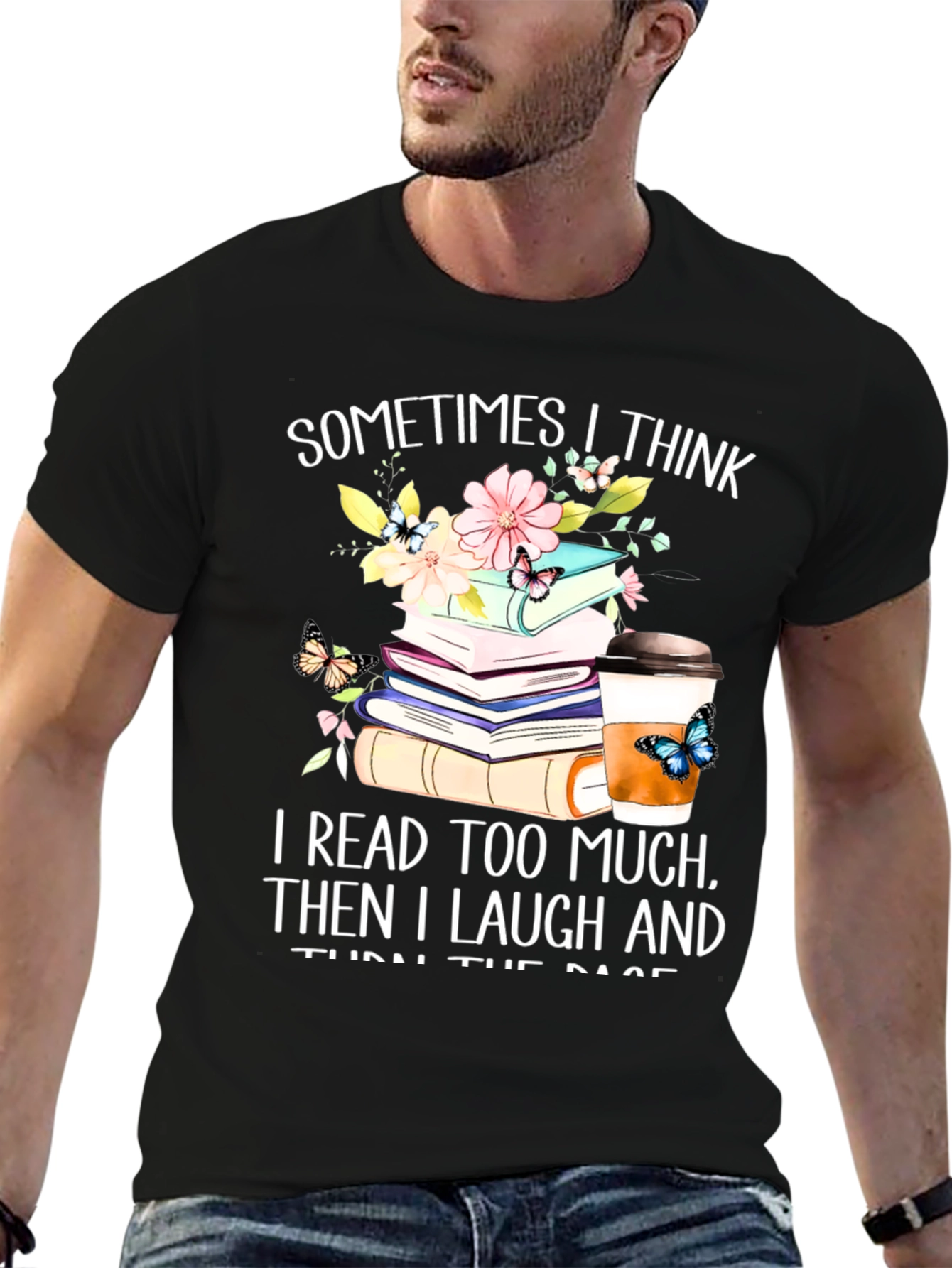 Book Lovers Tee: I Read Too Much