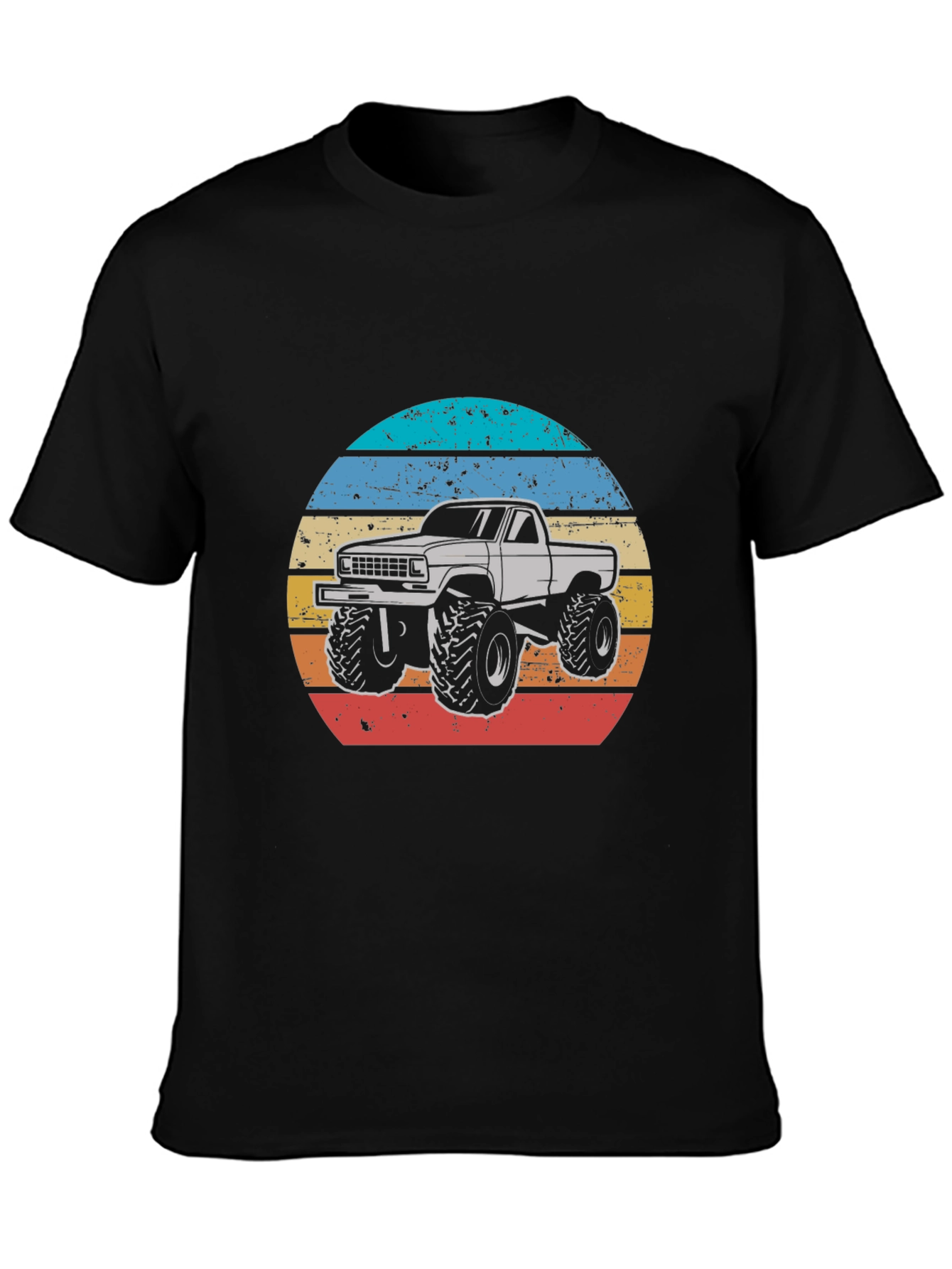 Retro Monster Truck Graphic T-Shirt
