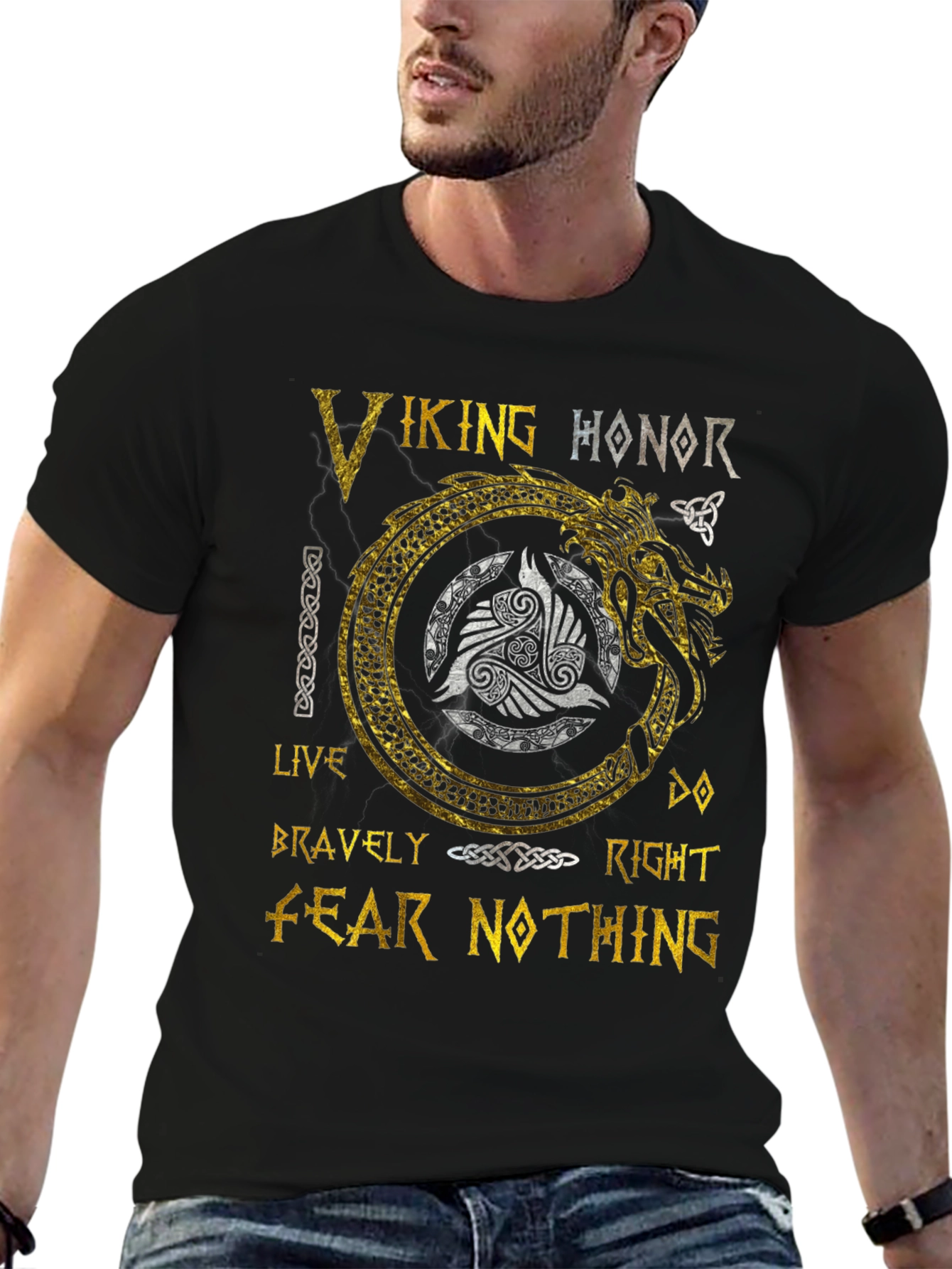 Viking Honor Dragon T-Shirt