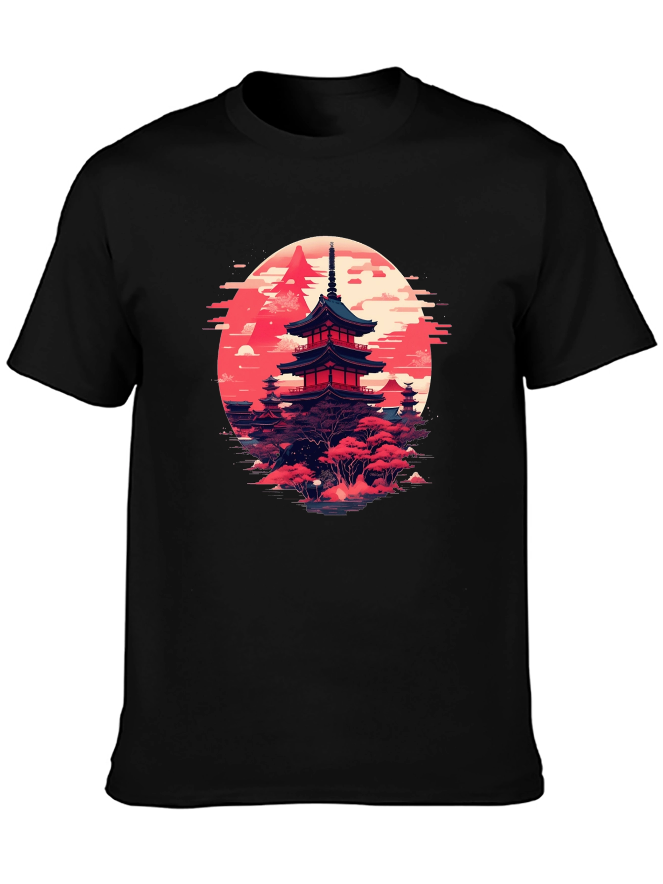 Japanese Pagoda T-Shirt | Zen Style Graphic Tee