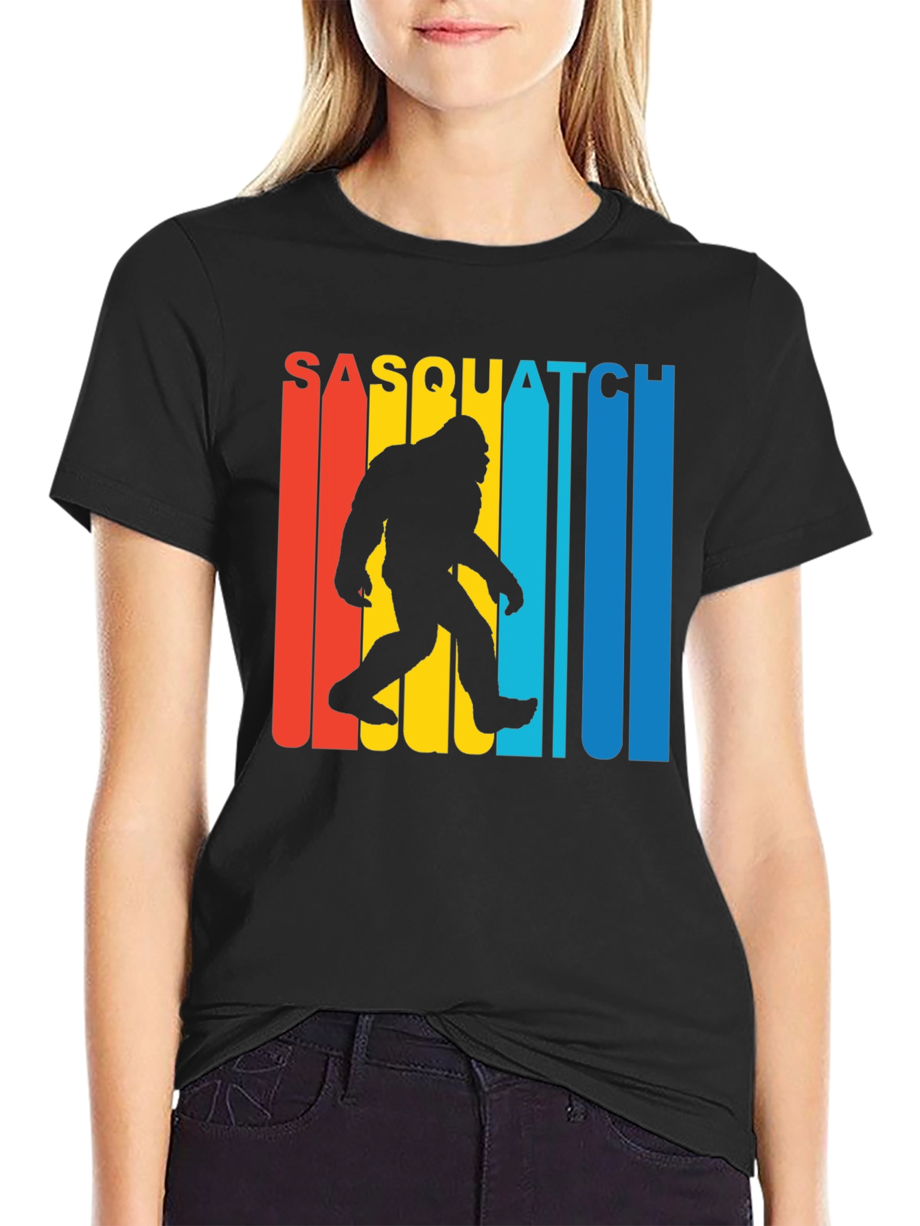 Sasquatch T-Shirt - Retro Bigfoot Graphic Tee