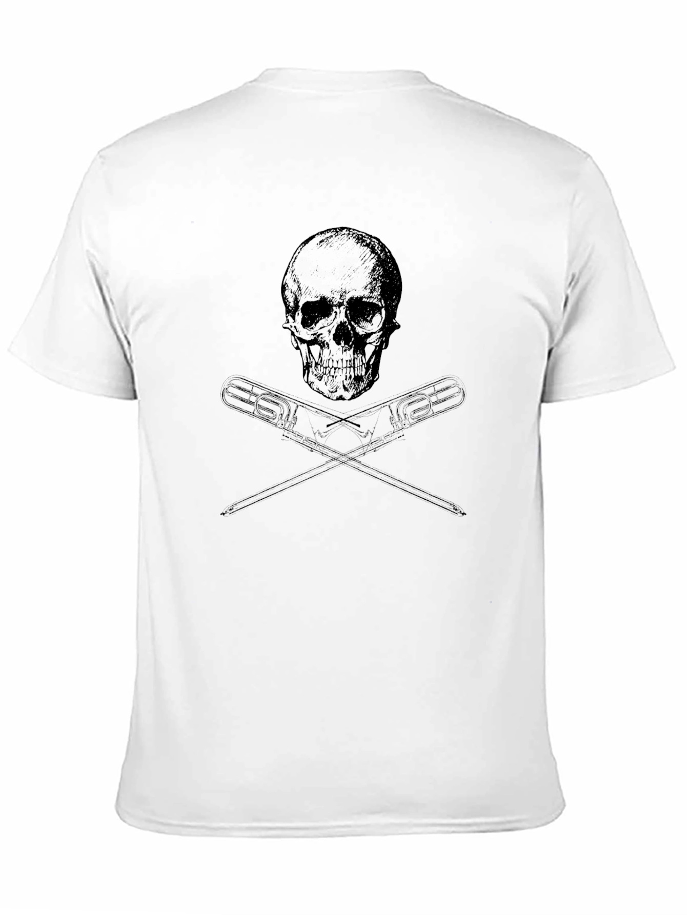 Skull & Tools Graphic T-Shirt - Mens Casual Tee
