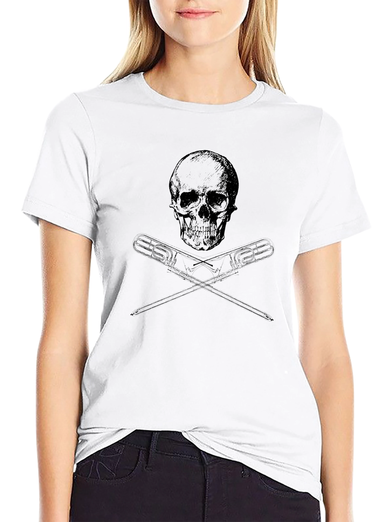 Skull & Tools Graphic T-Shirt - Mens Casual Tee