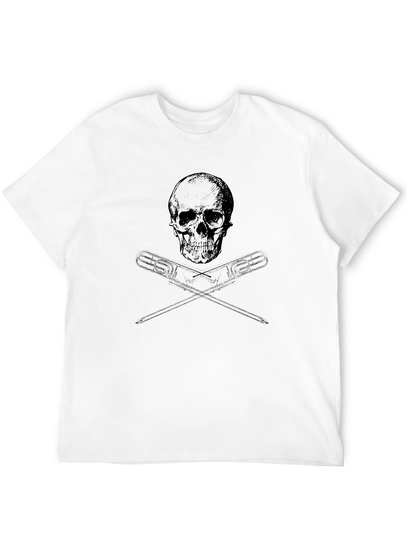 Skull & Tools Graphic T-Shirt - Mens Casual Tee