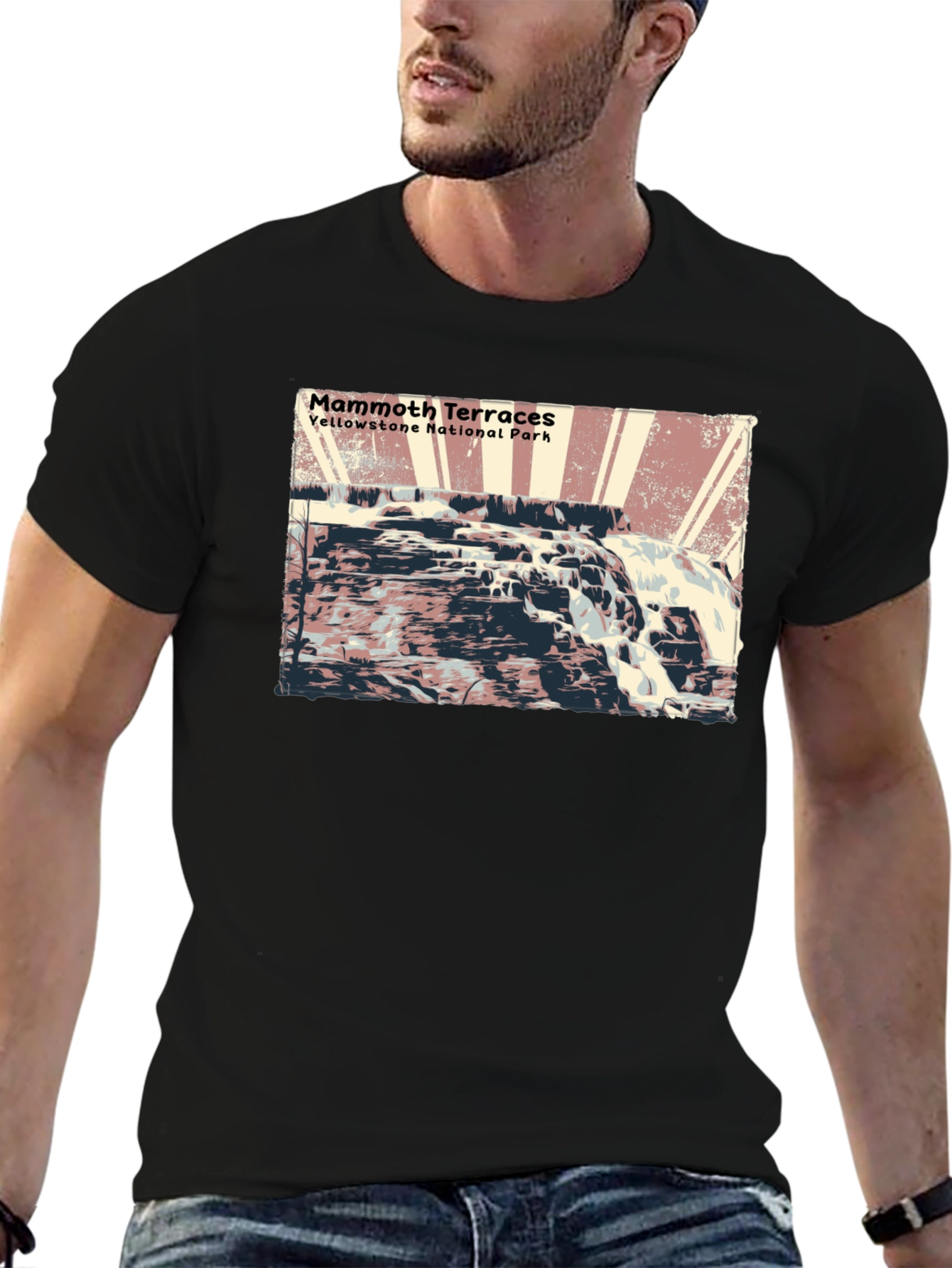 Mammoth Terraces Yellowstone National Park T-Shirt