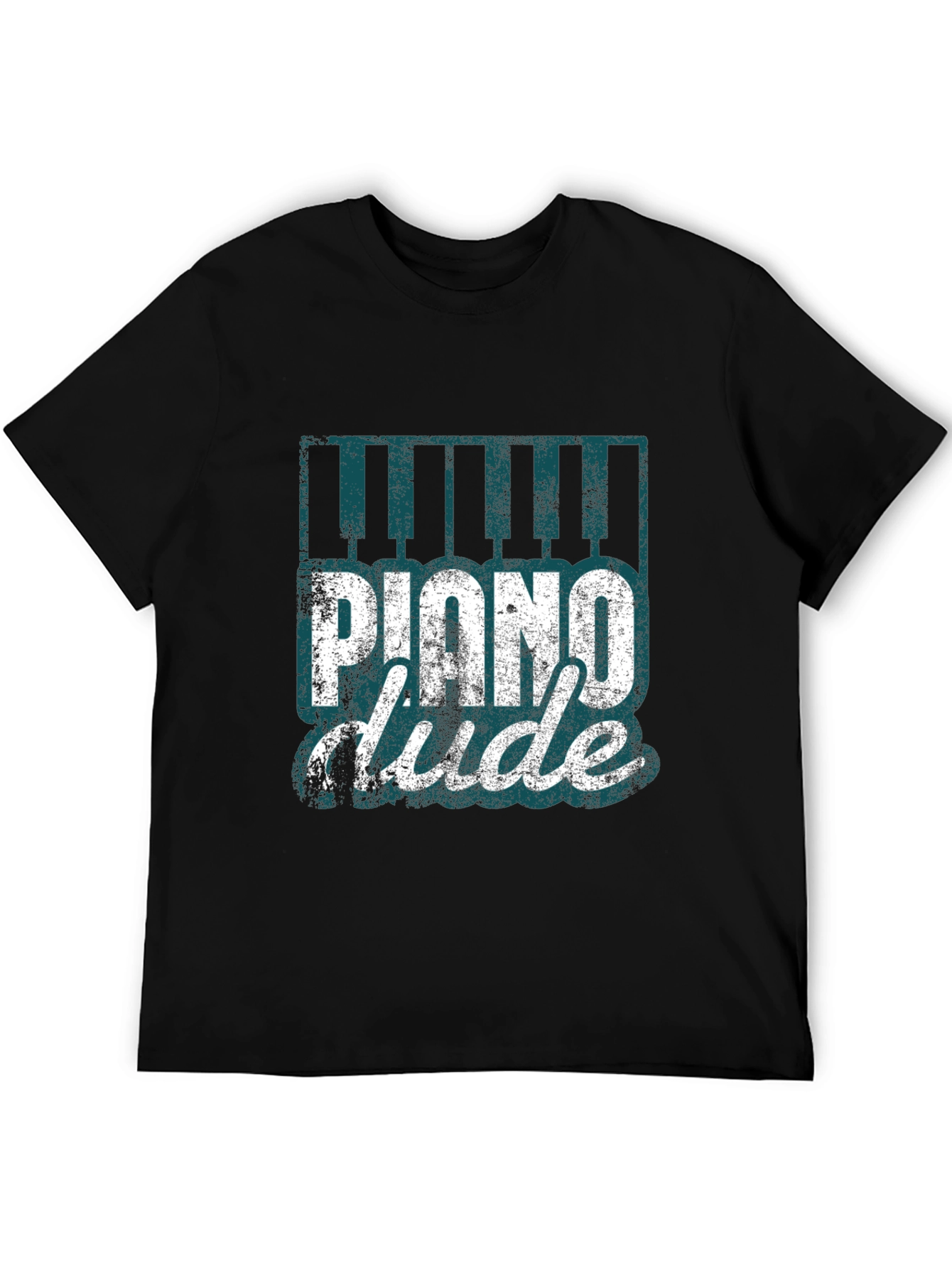 Piano Dude Graphic Tee - Music Lovers T-Shirt