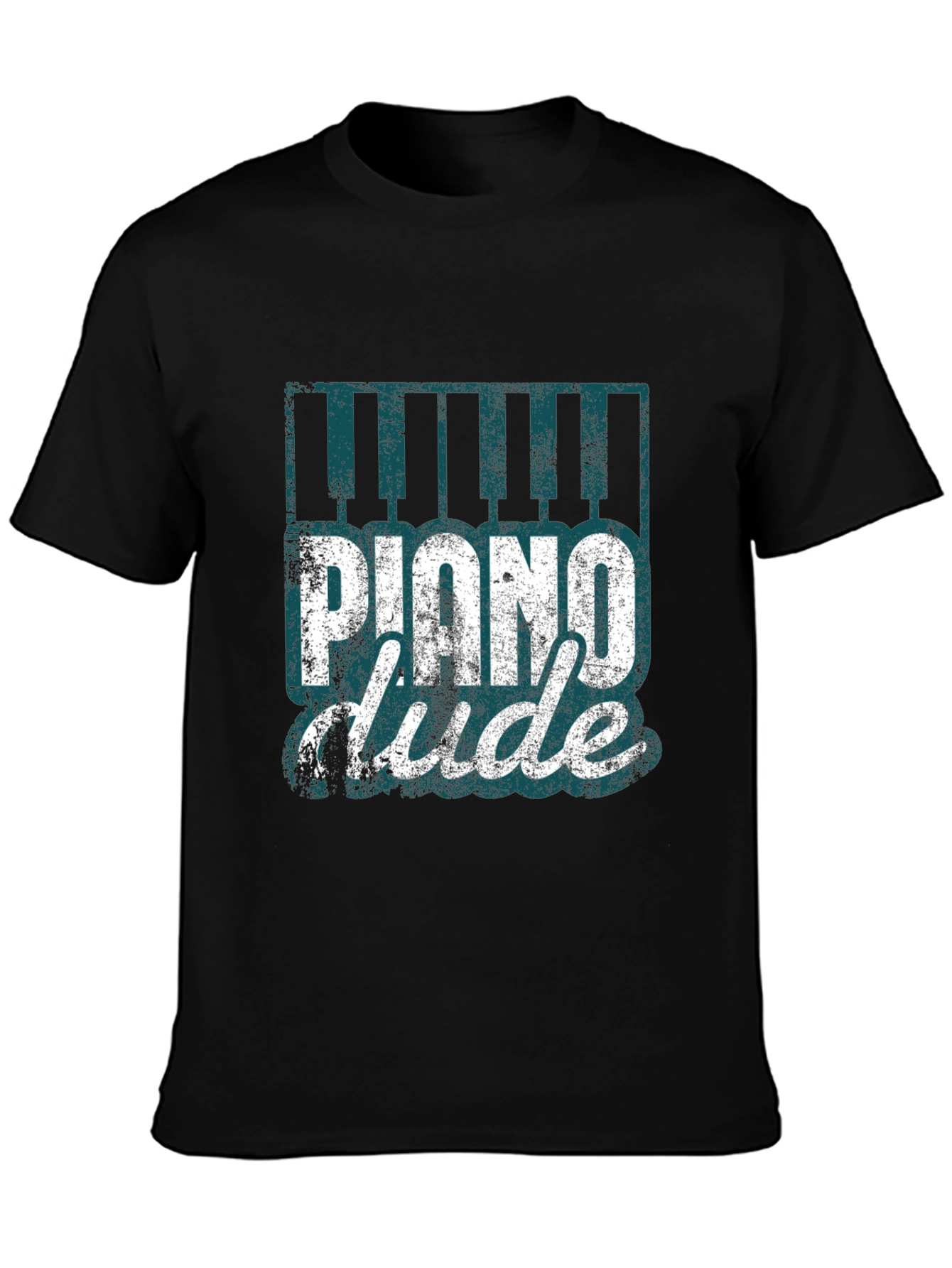 Piano Dude Graphic Tee - Music Lovers T-Shirt