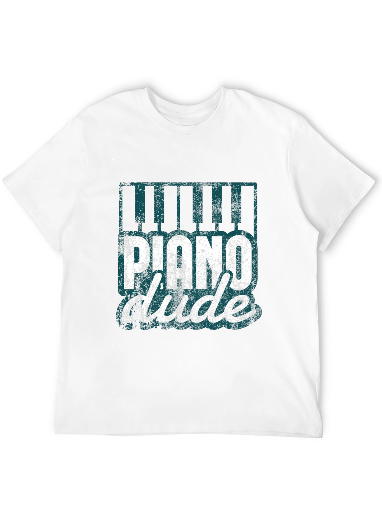Piano Dude Graphic Tee - Music Lovers T-Shirt