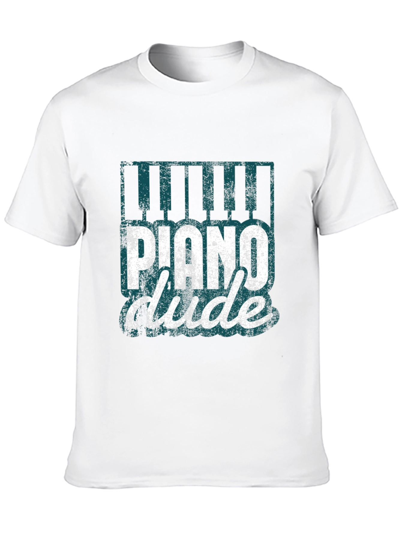Piano Dude Graphic Tee - Music Lovers T-Shirt