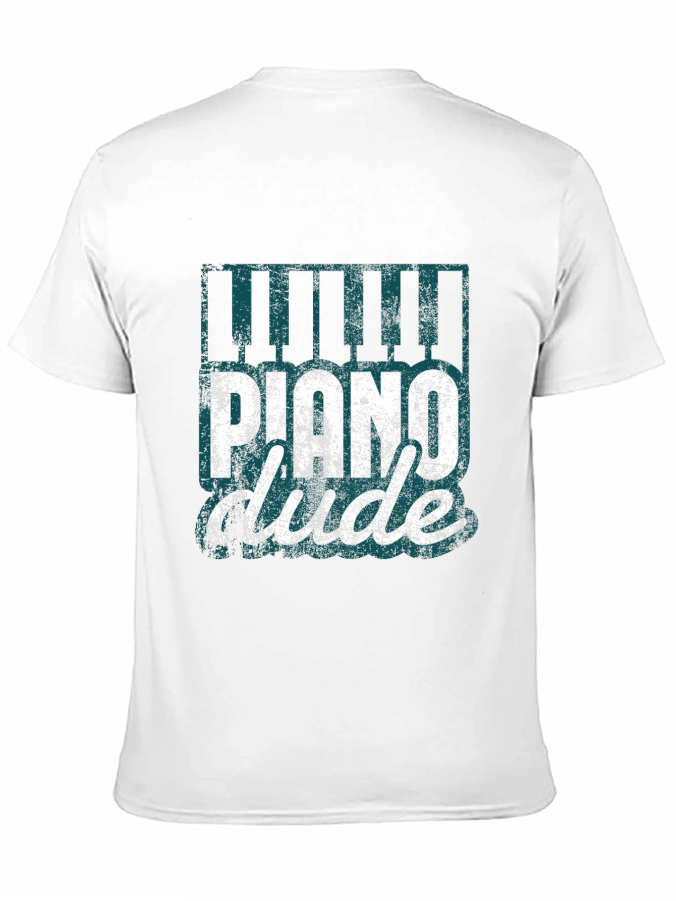 Piano Dude Graphic Tee - Music Lovers T-Shirt