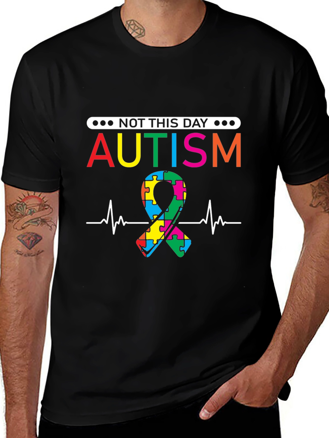 Autism Awareness T-Shirt - Not This Day