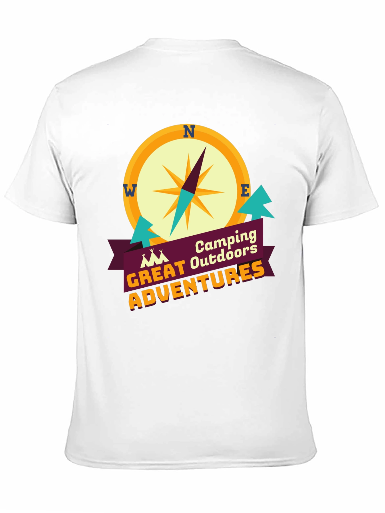 Camping Outdoors Great Adventures Graphic T-Shirt