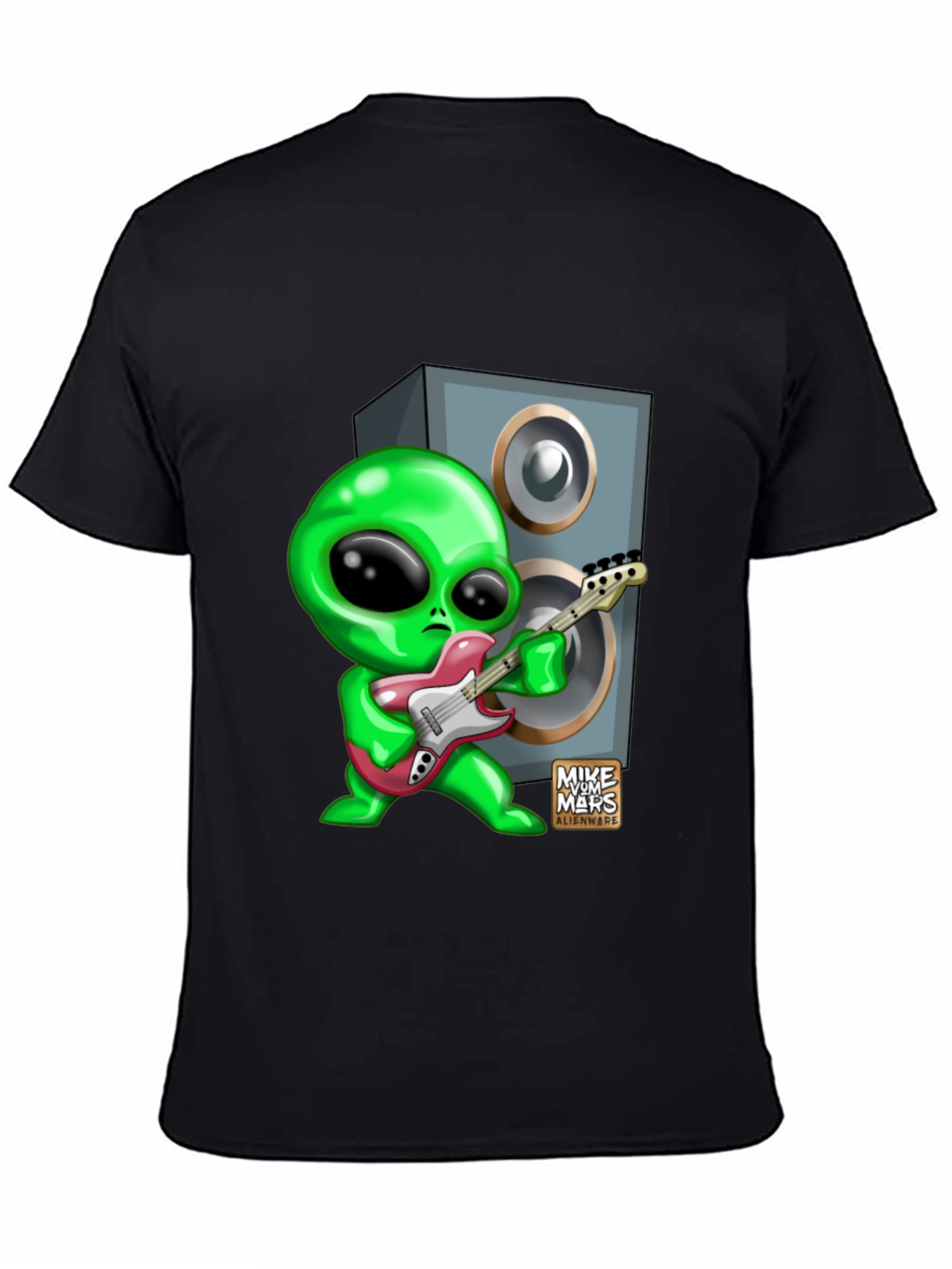 Alien Guitarist Graphic T-Shirt