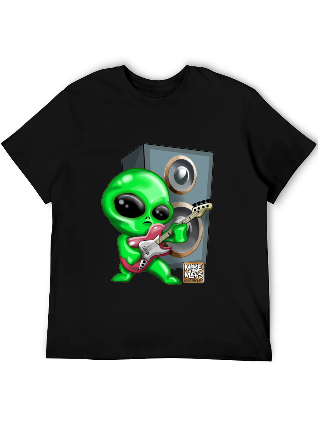 Alien Guitarist Graphic T-Shirt