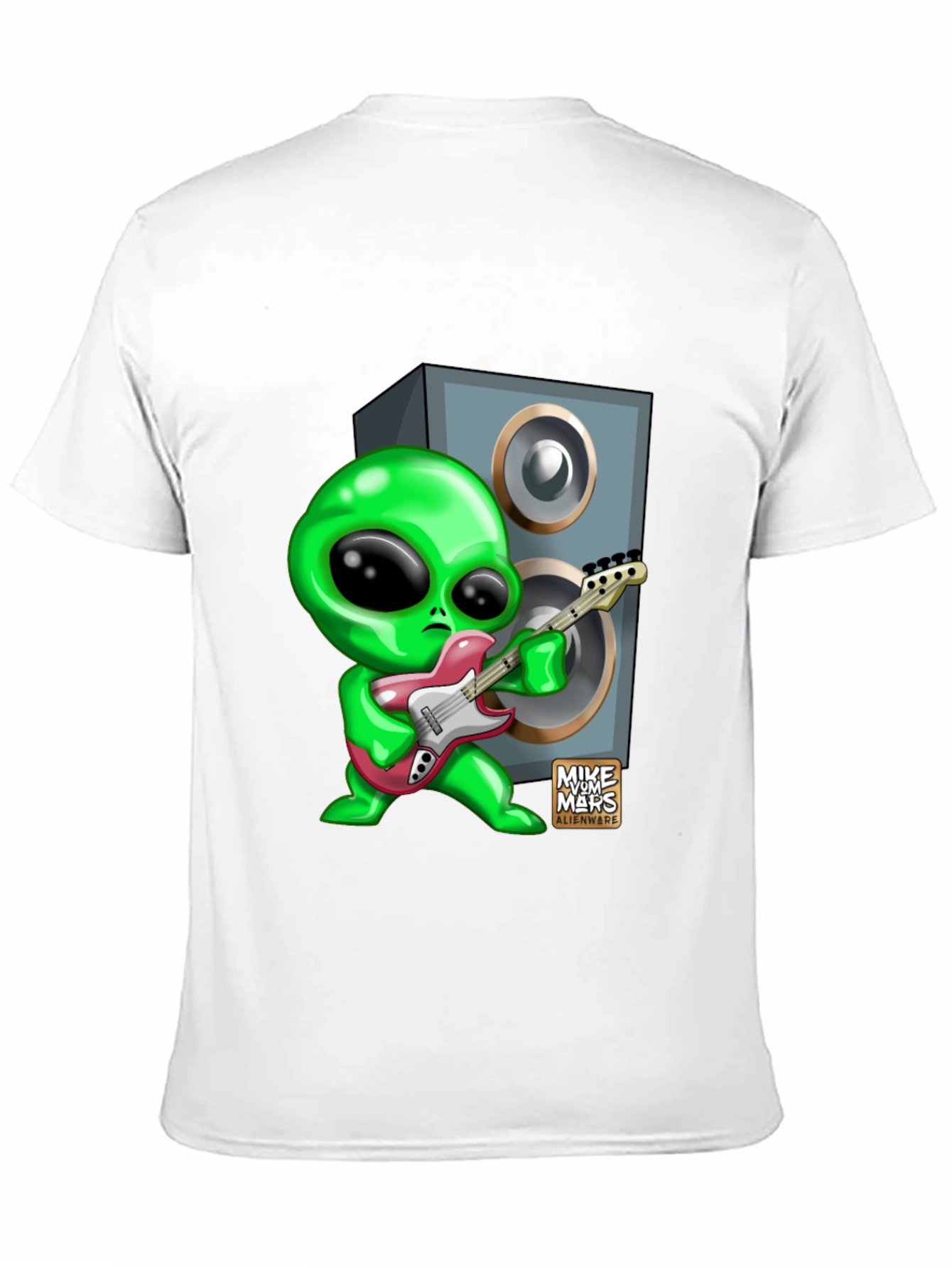 Alien Guitarist Graphic T-Shirt
