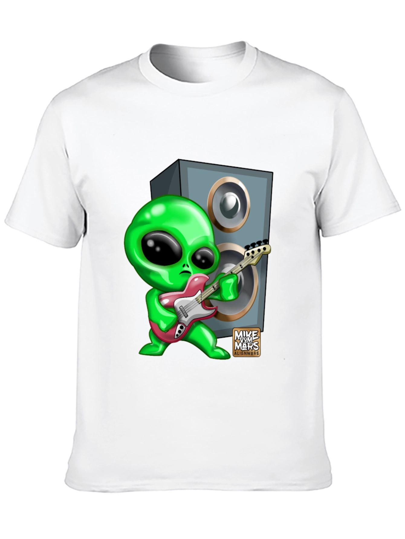 Alien Guitarist Graphic T-Shirt