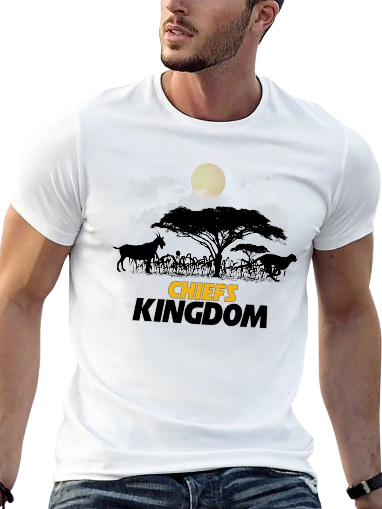 Chiefs Kingdom Graphic T-Shirt - Black