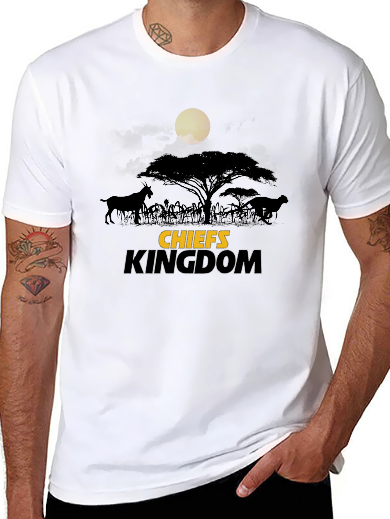 Chiefs Kingdom Graphic T-Shirt - Black