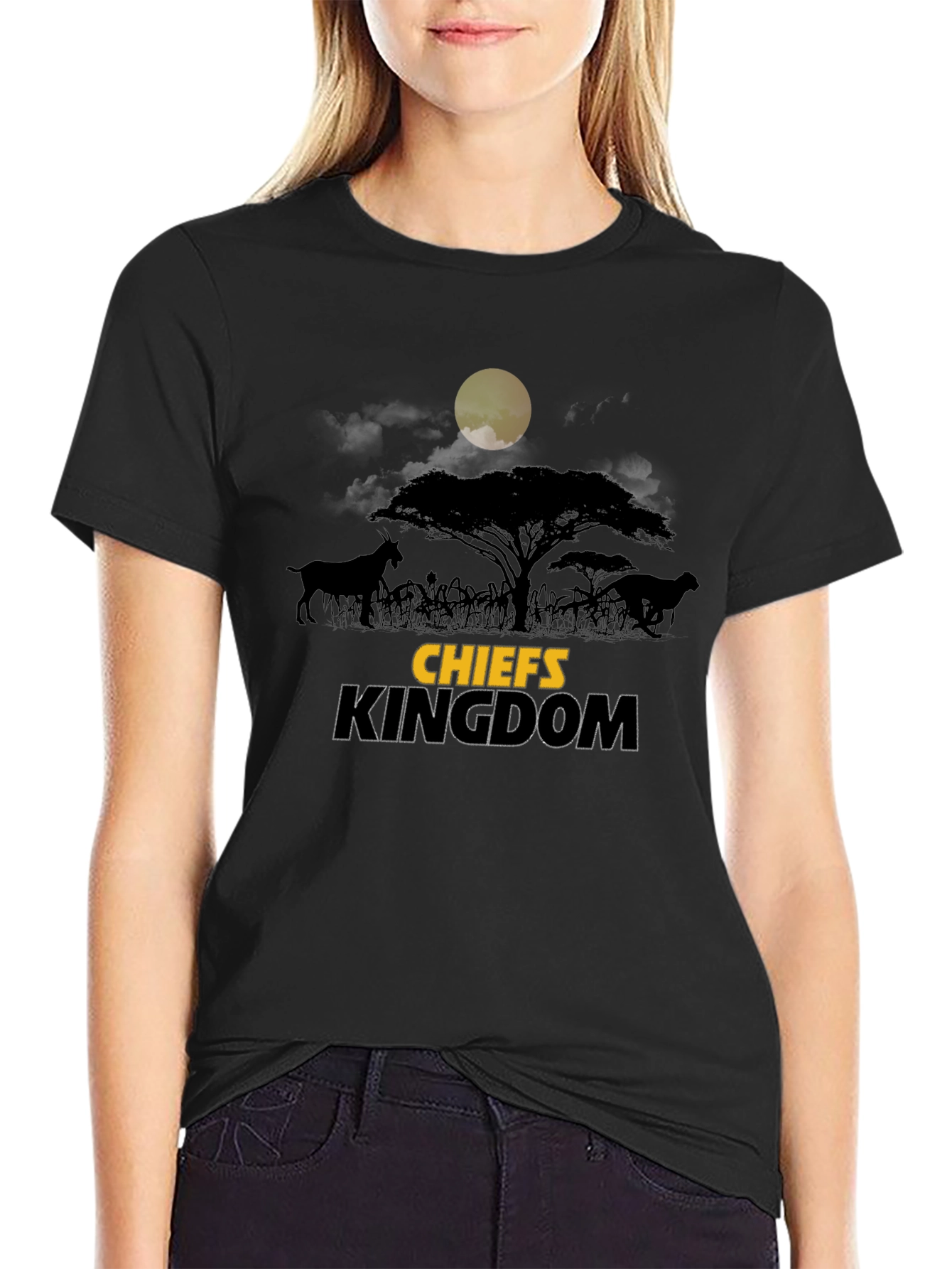 Chiefs Kingdom Graphic T-Shirt - Black