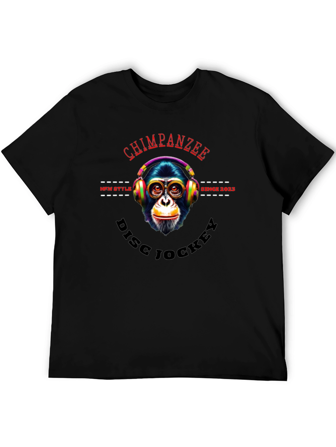 Chimpanzee DJ Graphic T-Shirt