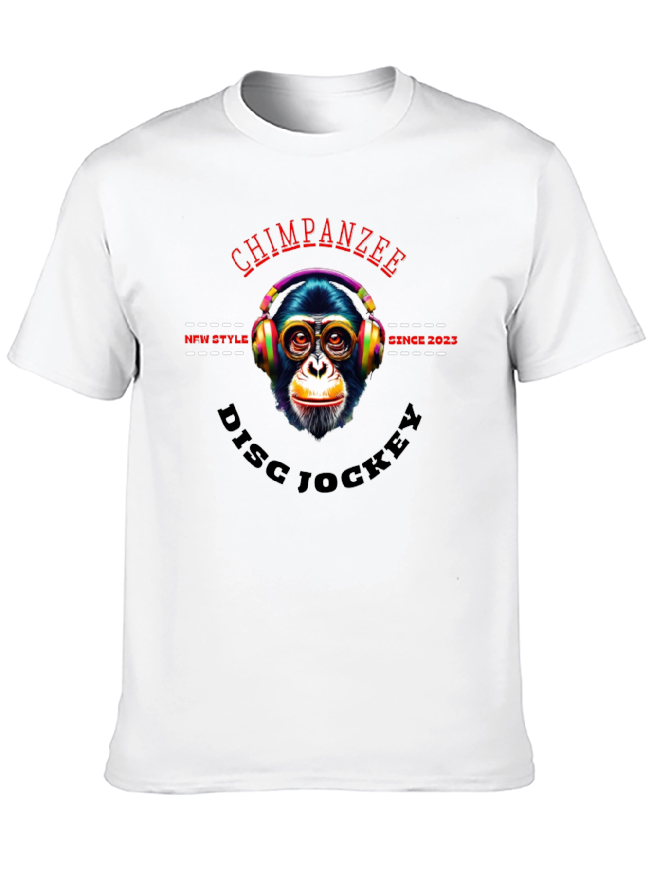 Chimpanzee DJ Graphic T-Shirt