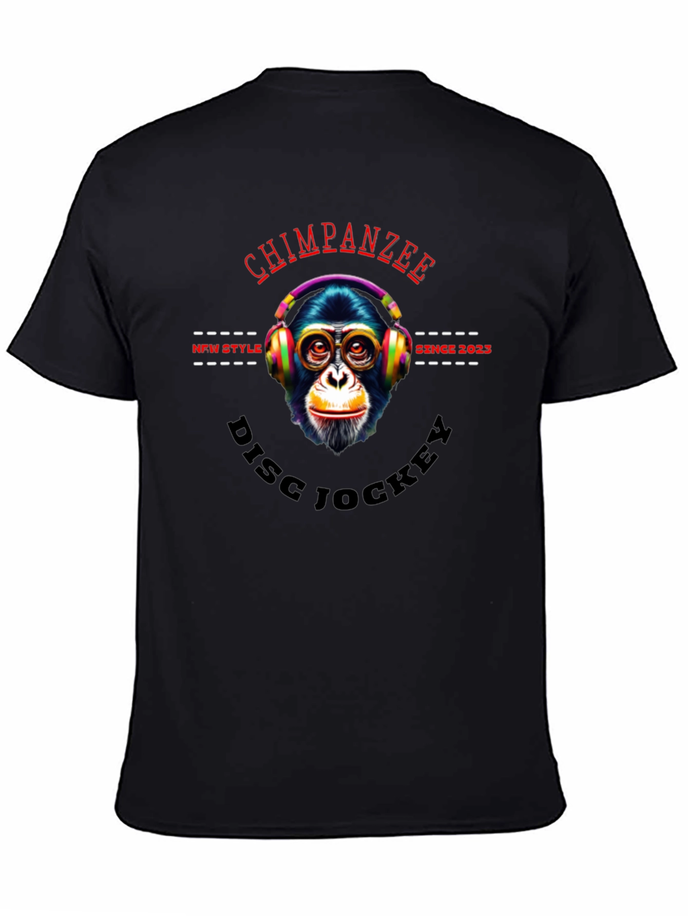 Chimpanzee DJ Graphic T-Shirt