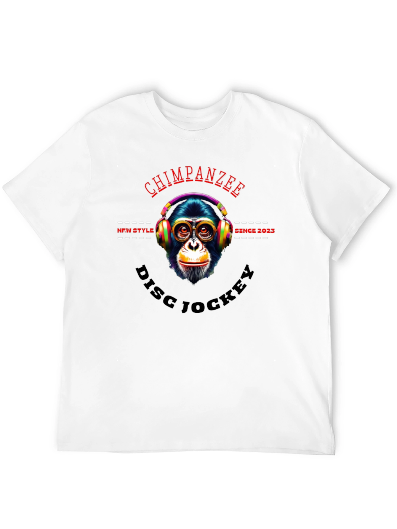 Chimpanzee DJ Graphic T-Shirt
