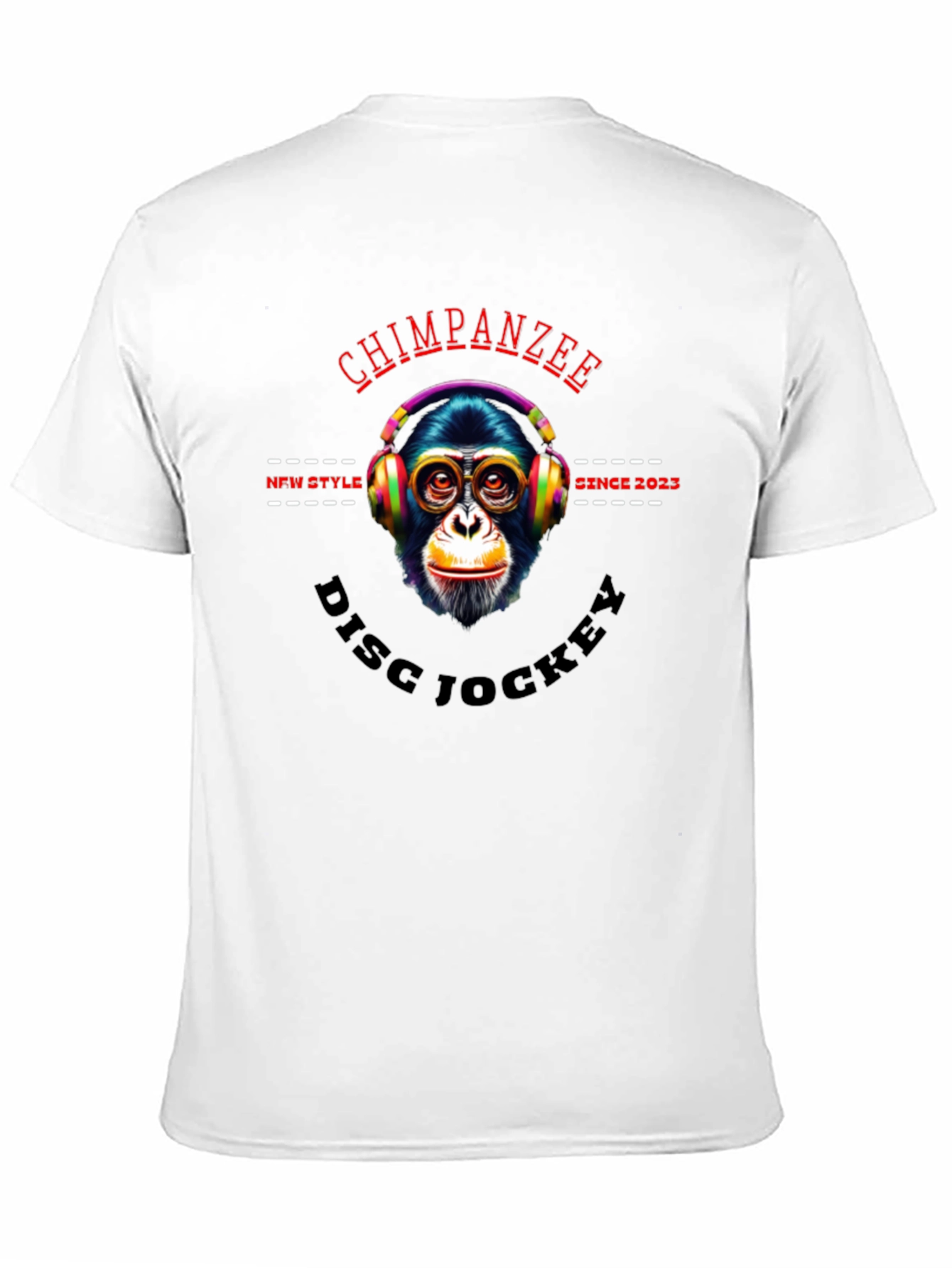 Chimpanzee DJ Graphic T-Shirt