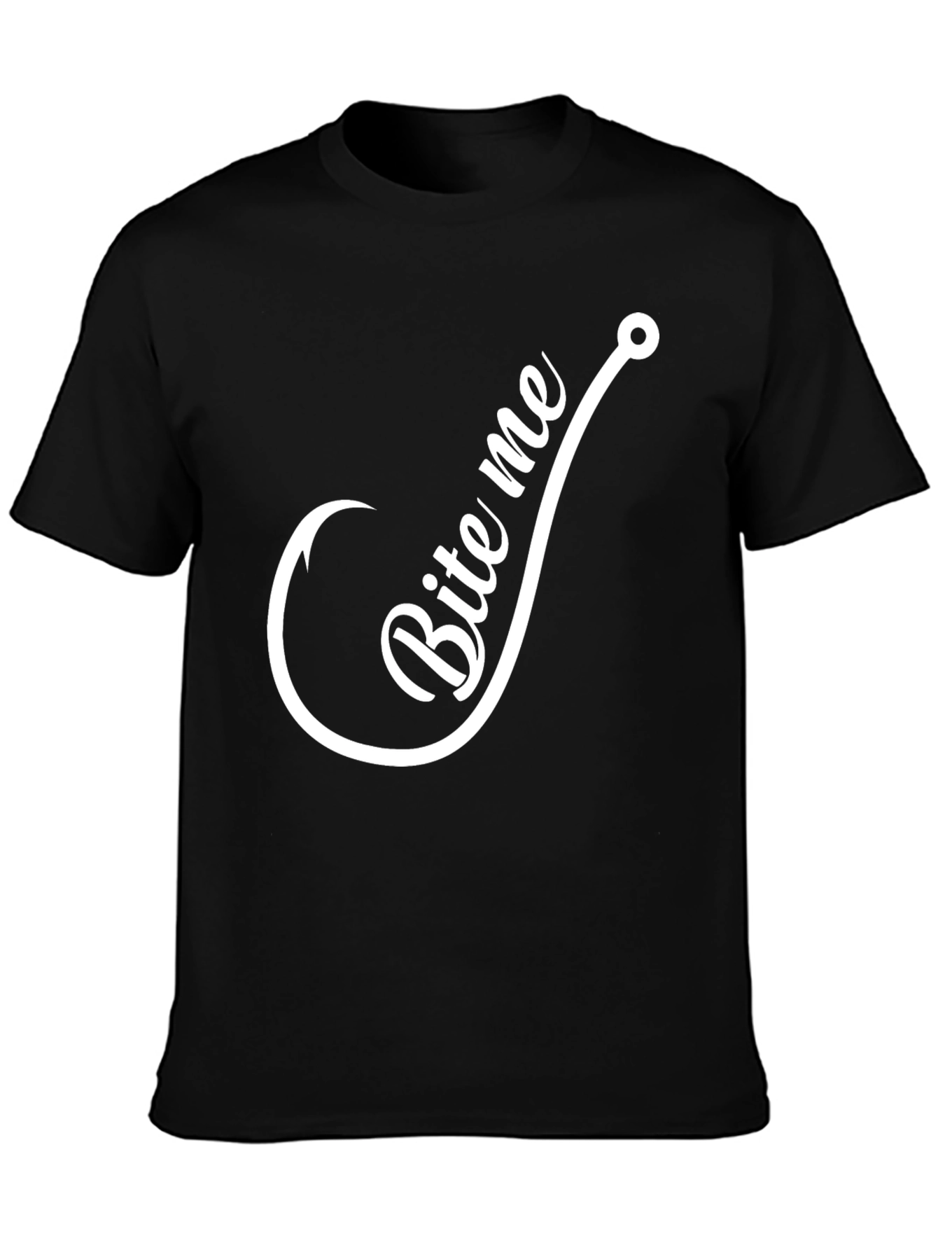 Bite Me Fishing Hook Graphic Tee