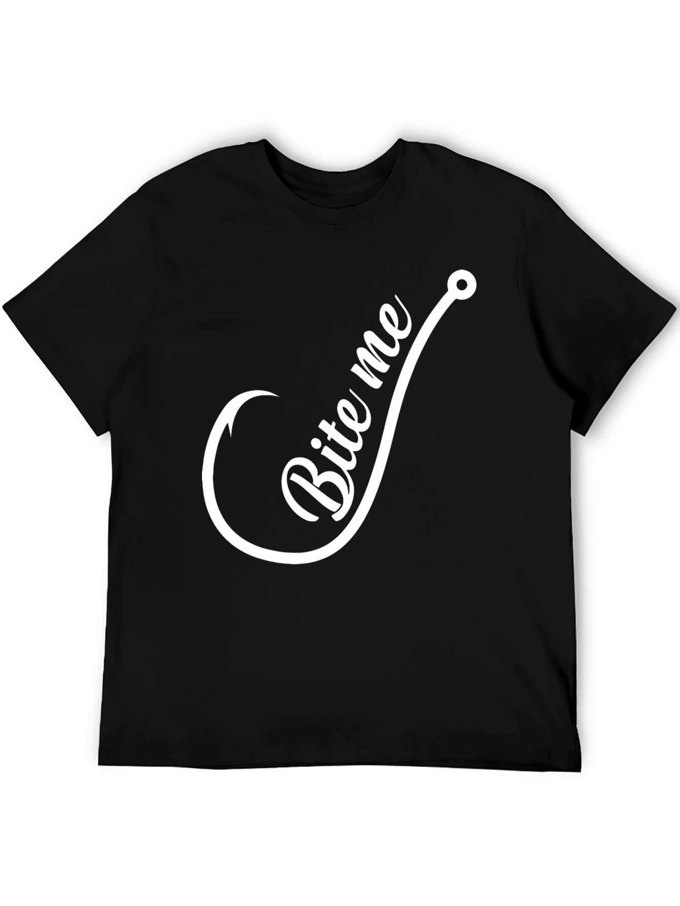 Bite Me Fishing Hook Graphic Tee