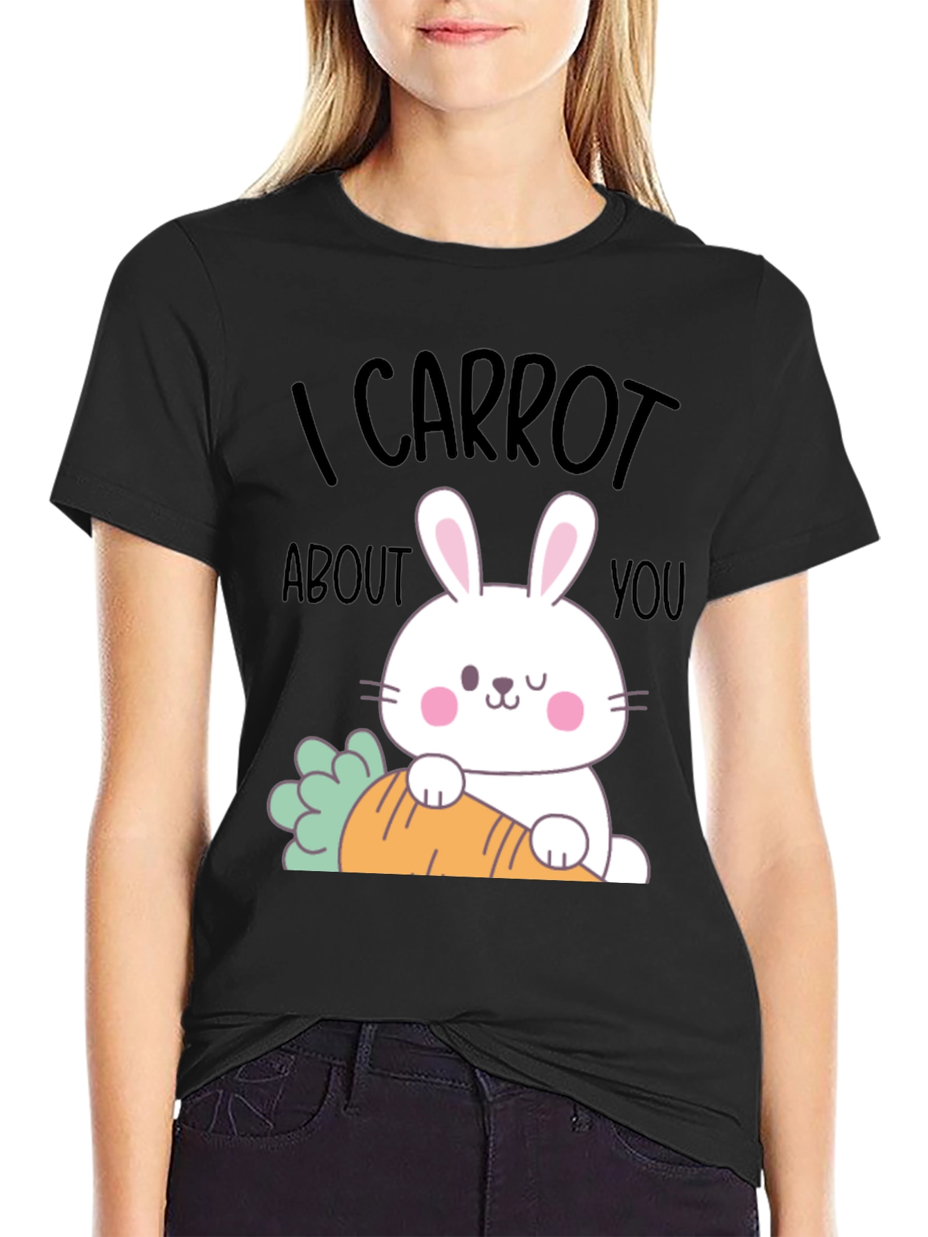 I Carrot About You Funny Easter Bunny T-Shirt