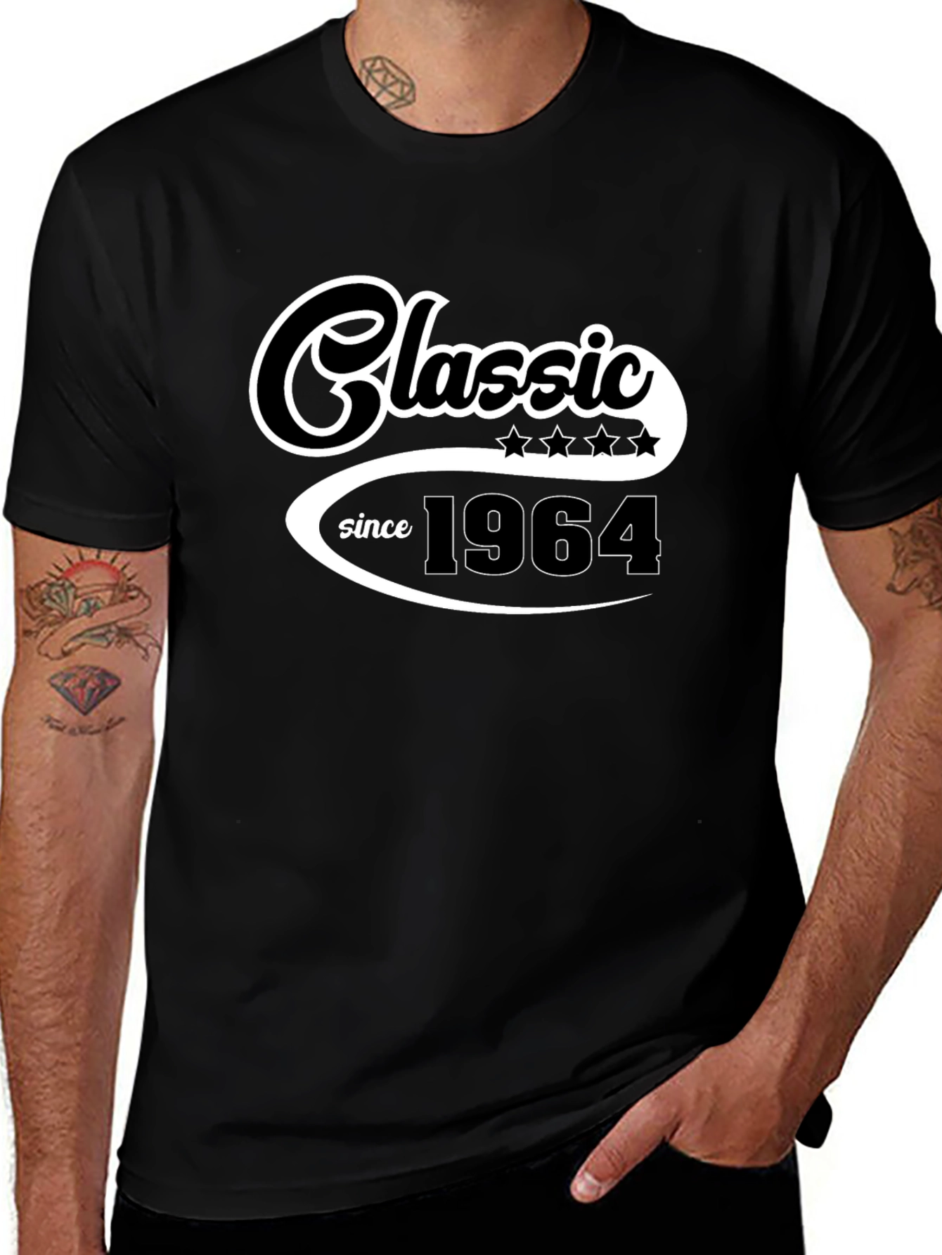 Classic Since 1964 Black Graphic Tee