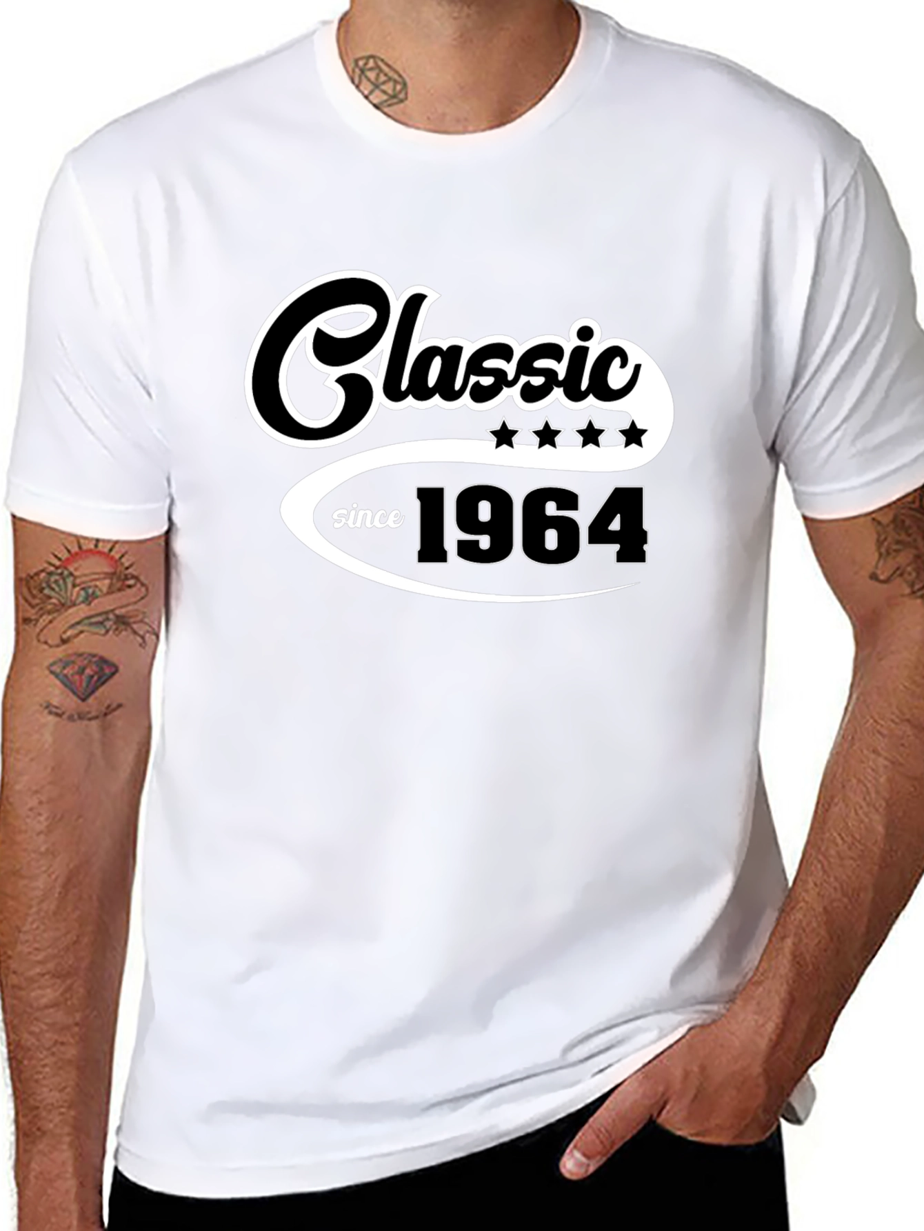 Classic Since 1964 Black Graphic Tee