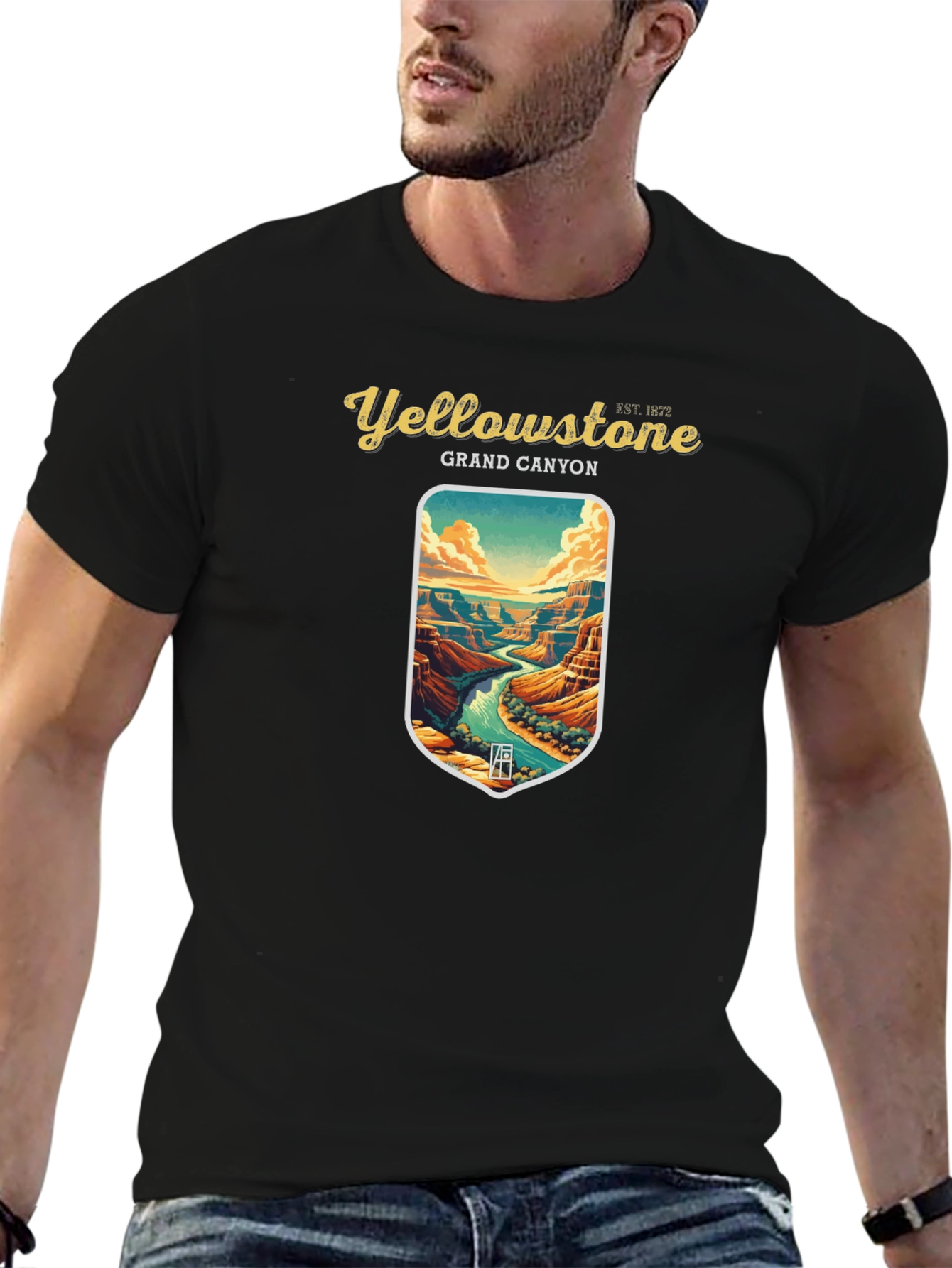 Yellowstone Grand Canyon Graphic T-Shirt