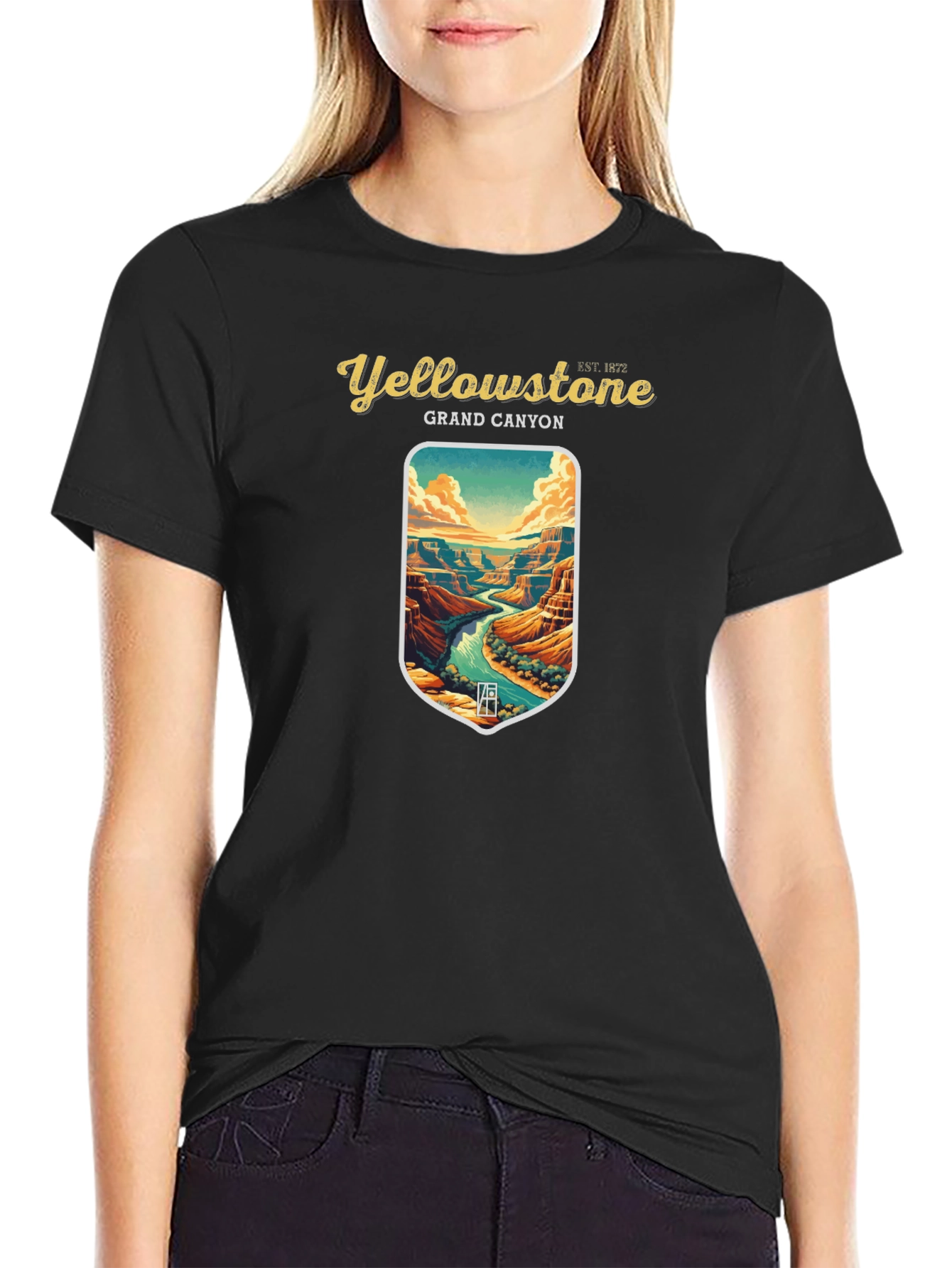 Yellowstone Grand Canyon Graphic T-Shirt