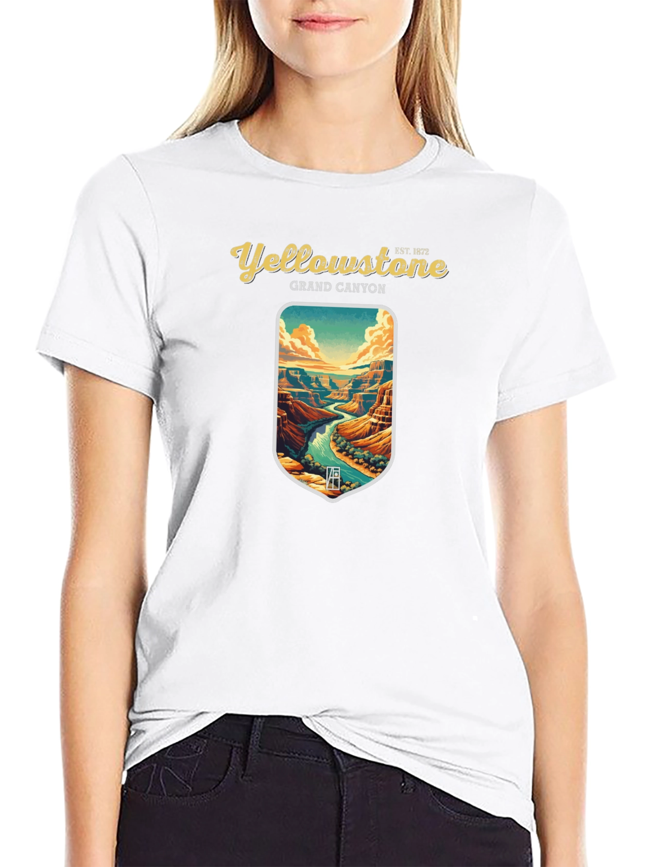 Yellowstone Grand Canyon Graphic T-Shirt