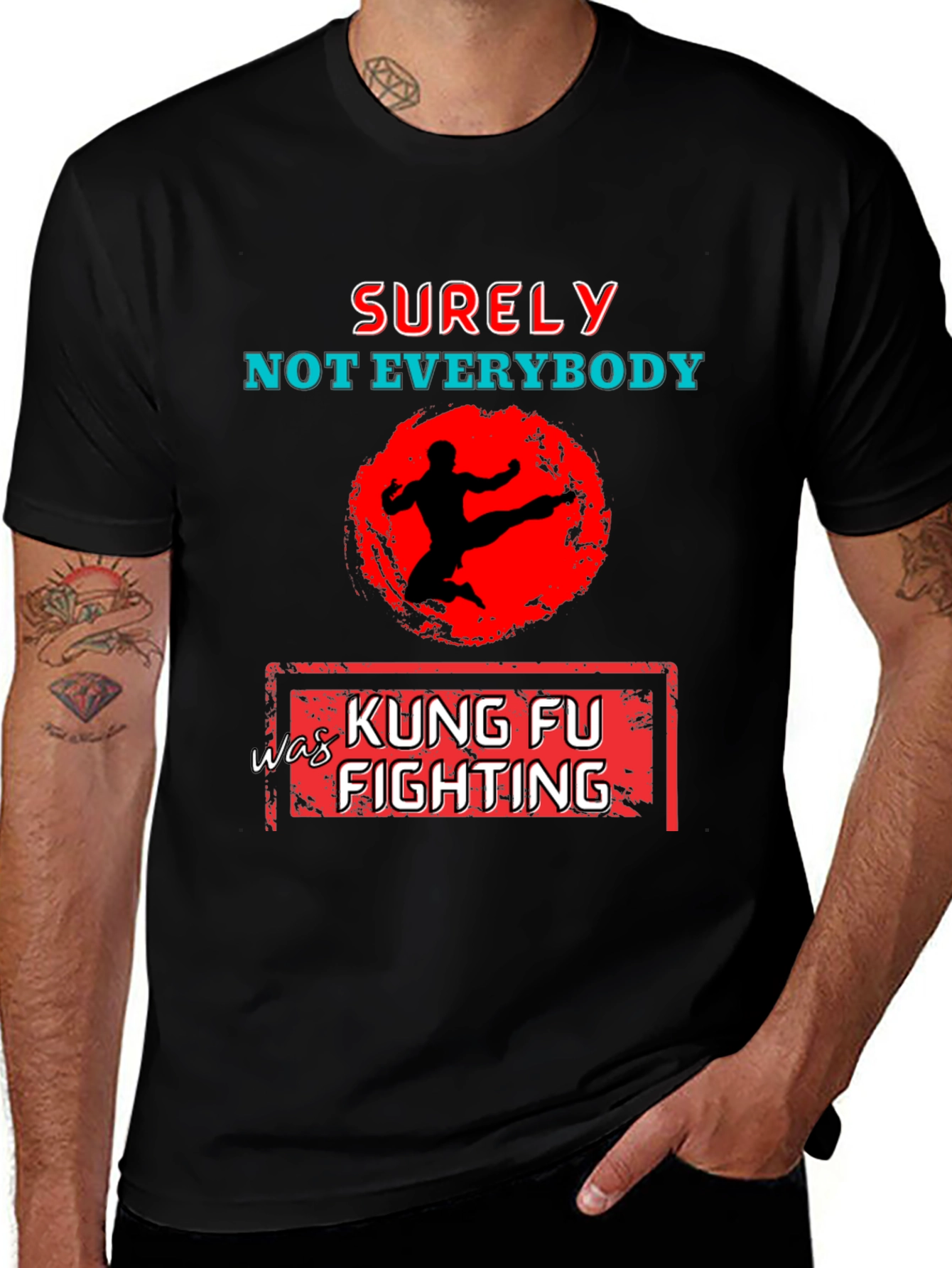 Kung Fu Fighting Graphic T-Shirt