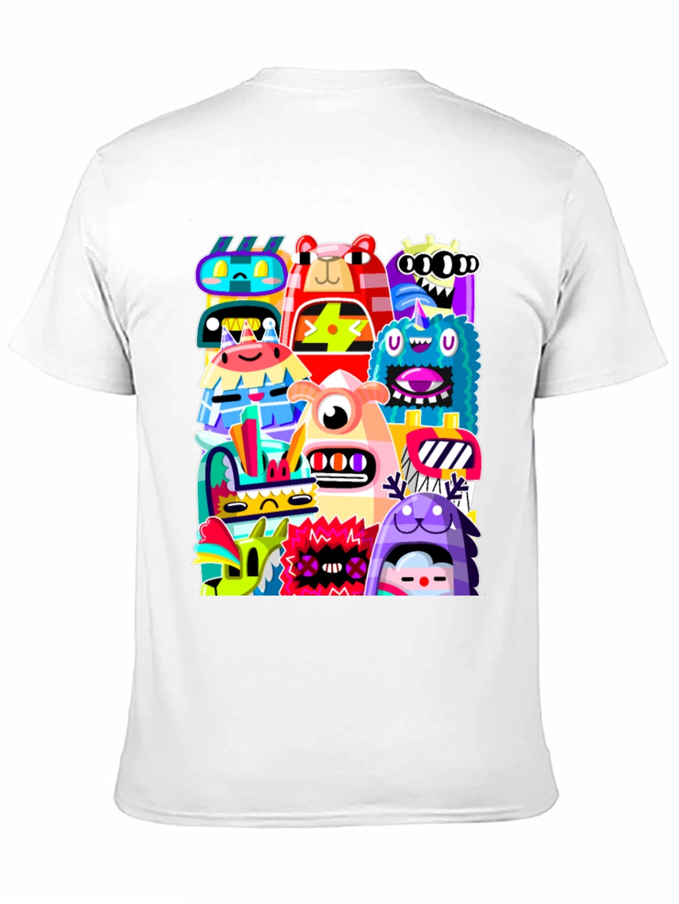 Monster Mash Graphic Tee - Funky Black T-Shirt