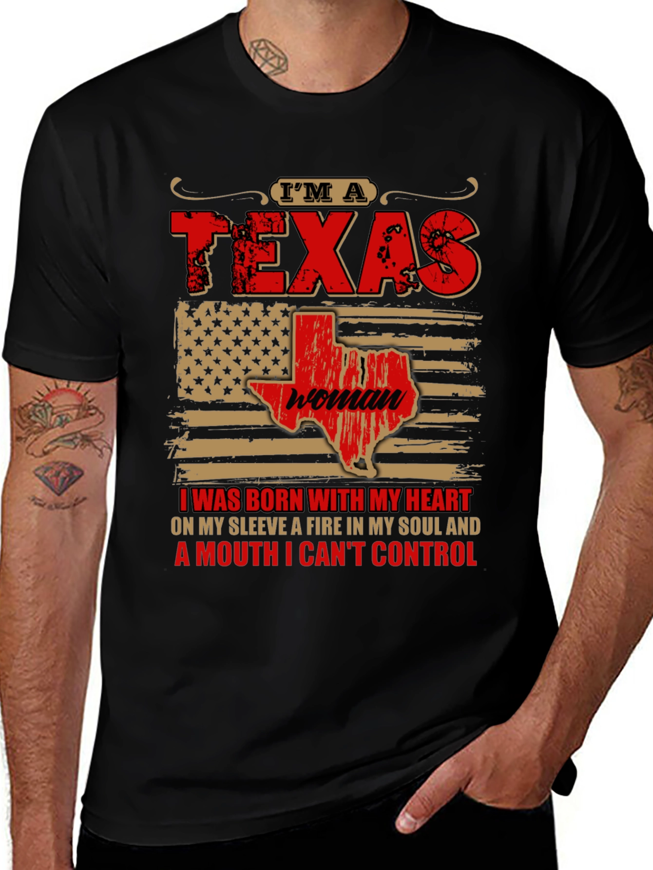 Im A Texas Woman Graphic T-Shirt