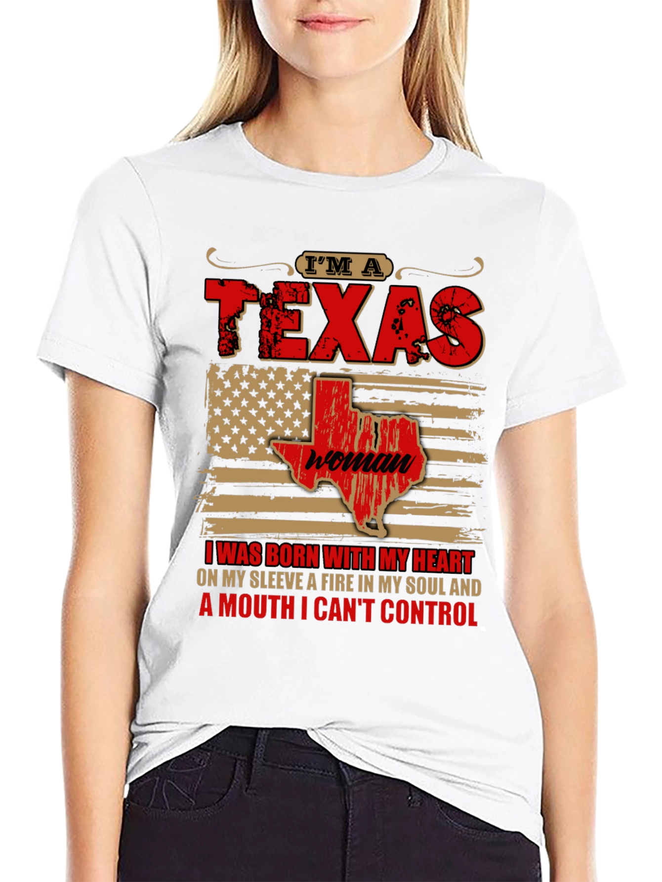 Im A Texas Woman Graphic T-Shirt
