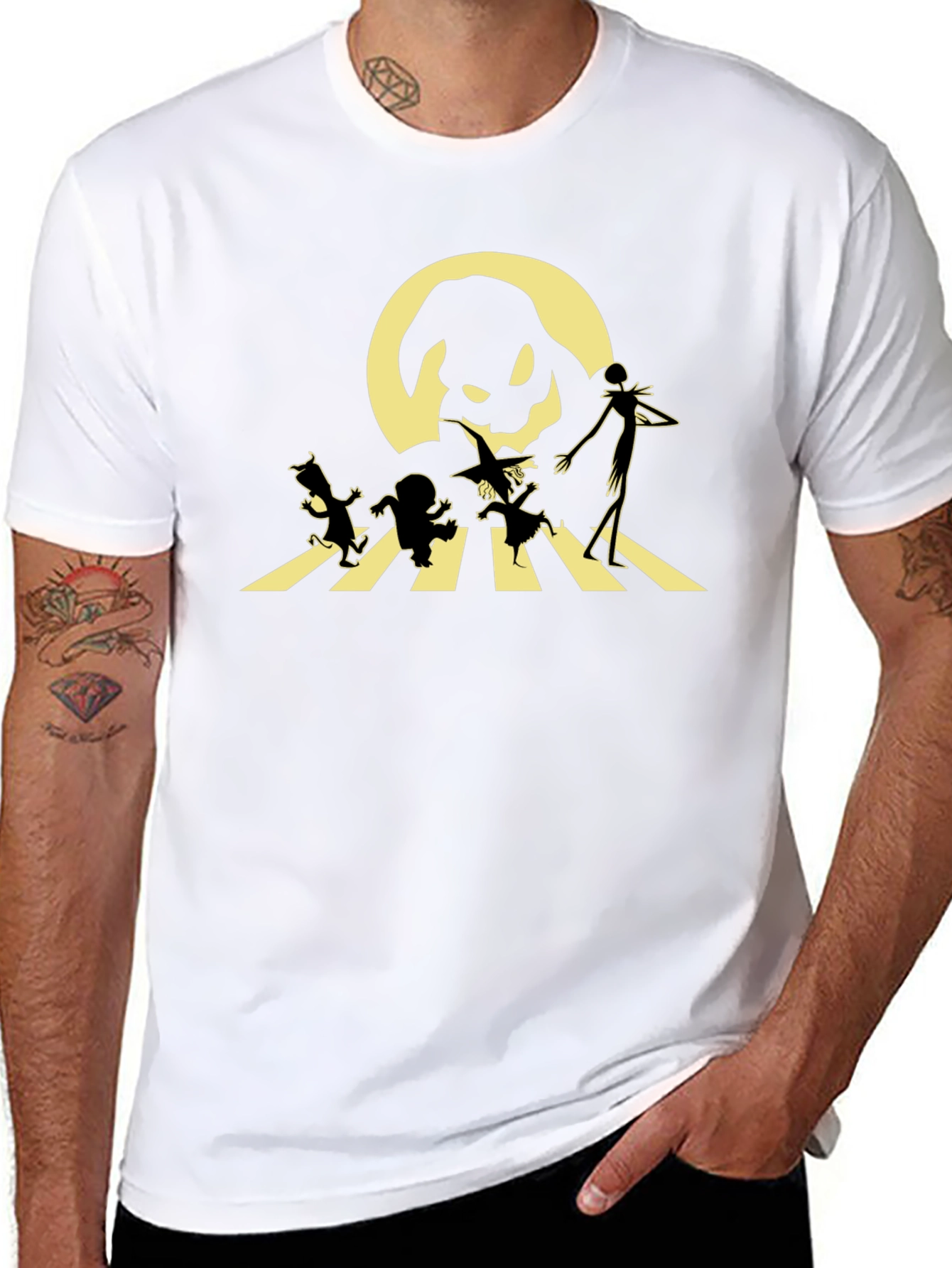 Nightmare Before Christmas Abbey Road T-Shirt