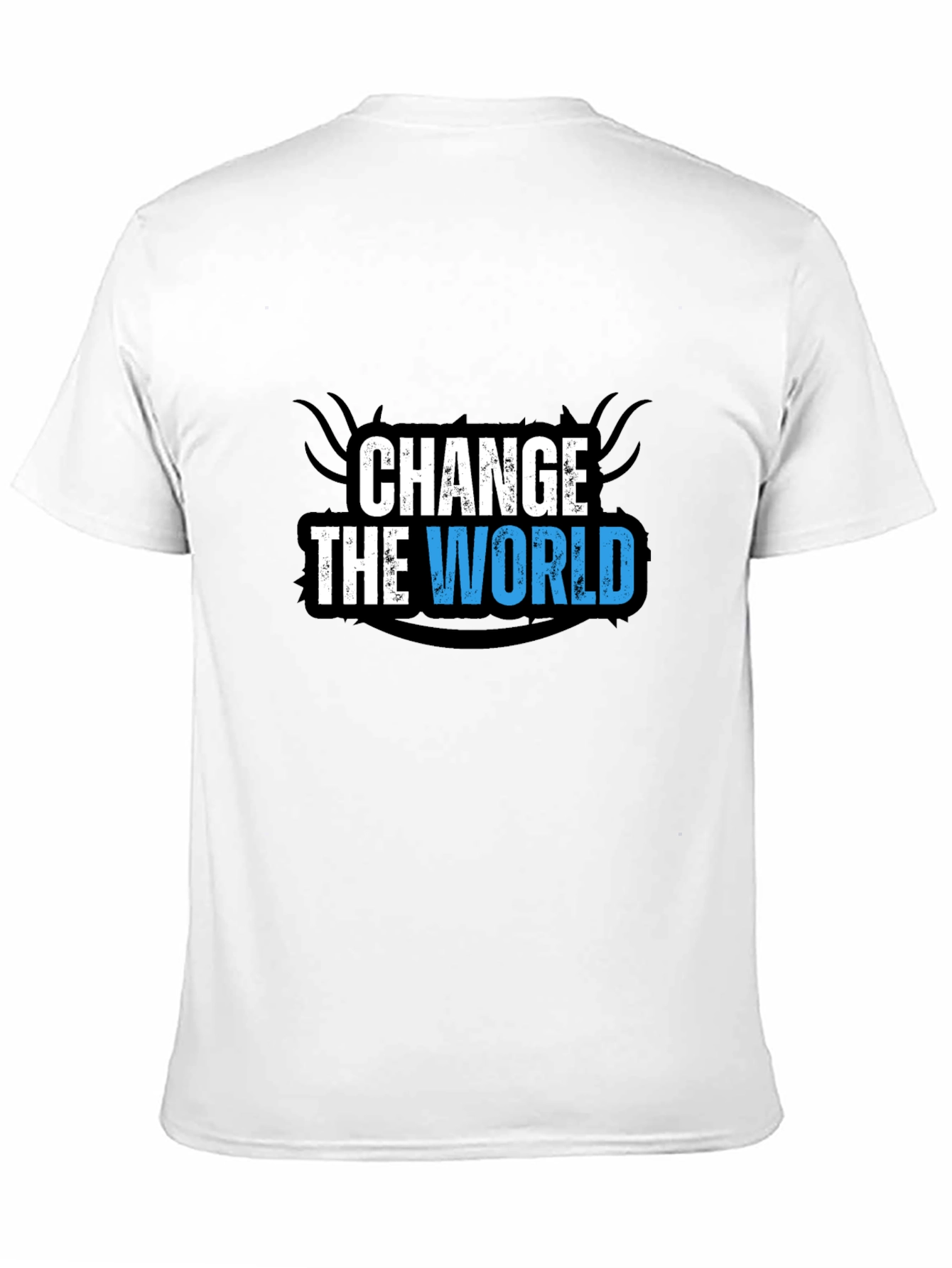 Change the World Graphic Black T-Shirt