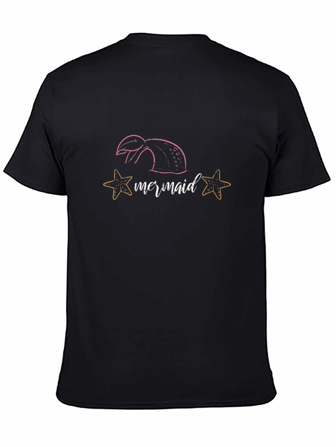 Mermaid Tail Graphic T-Shirt - Stylish Cotton Tee