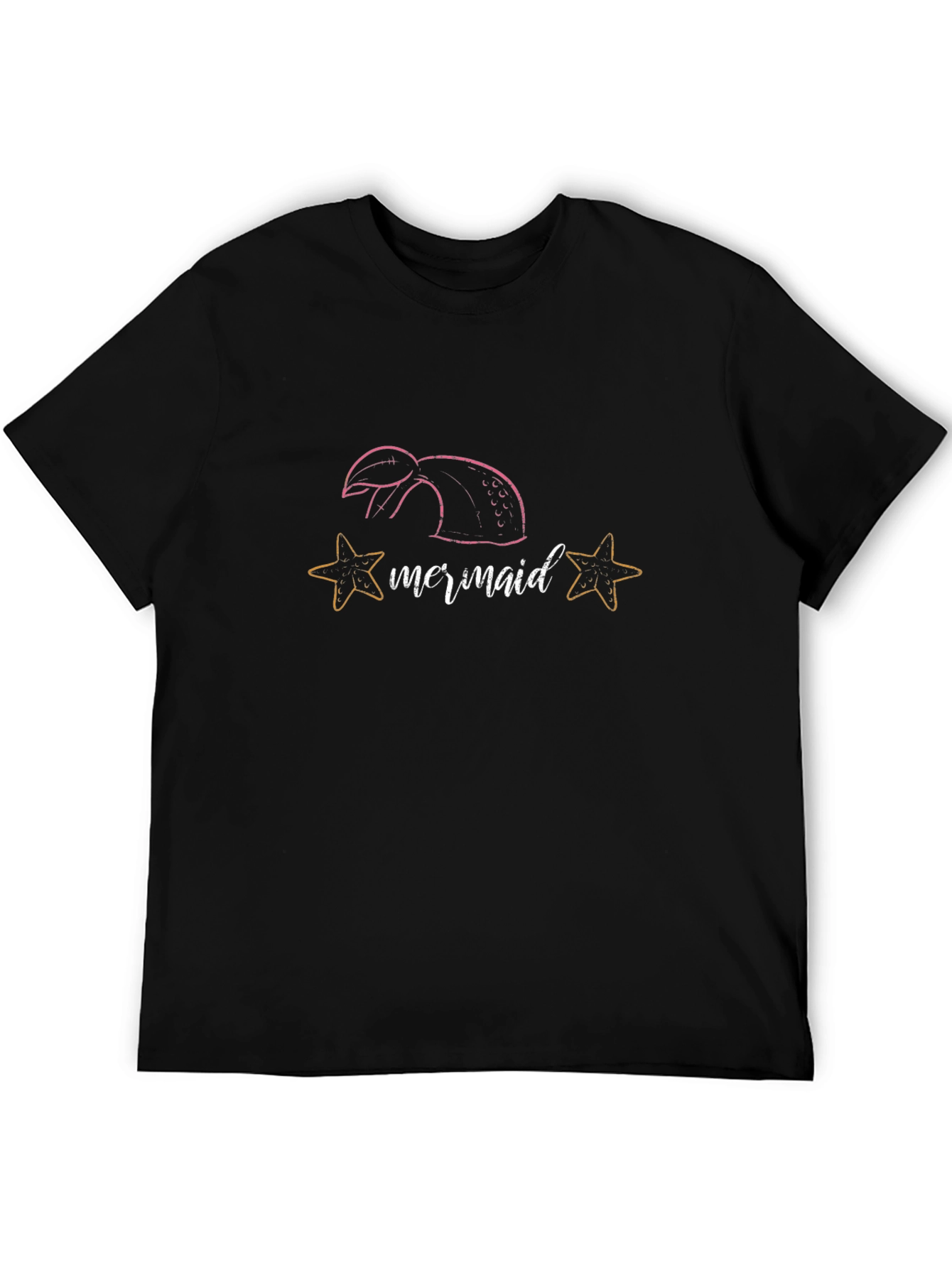 Mermaid Tail Graphic T-Shirt - Stylish Cotton Tee