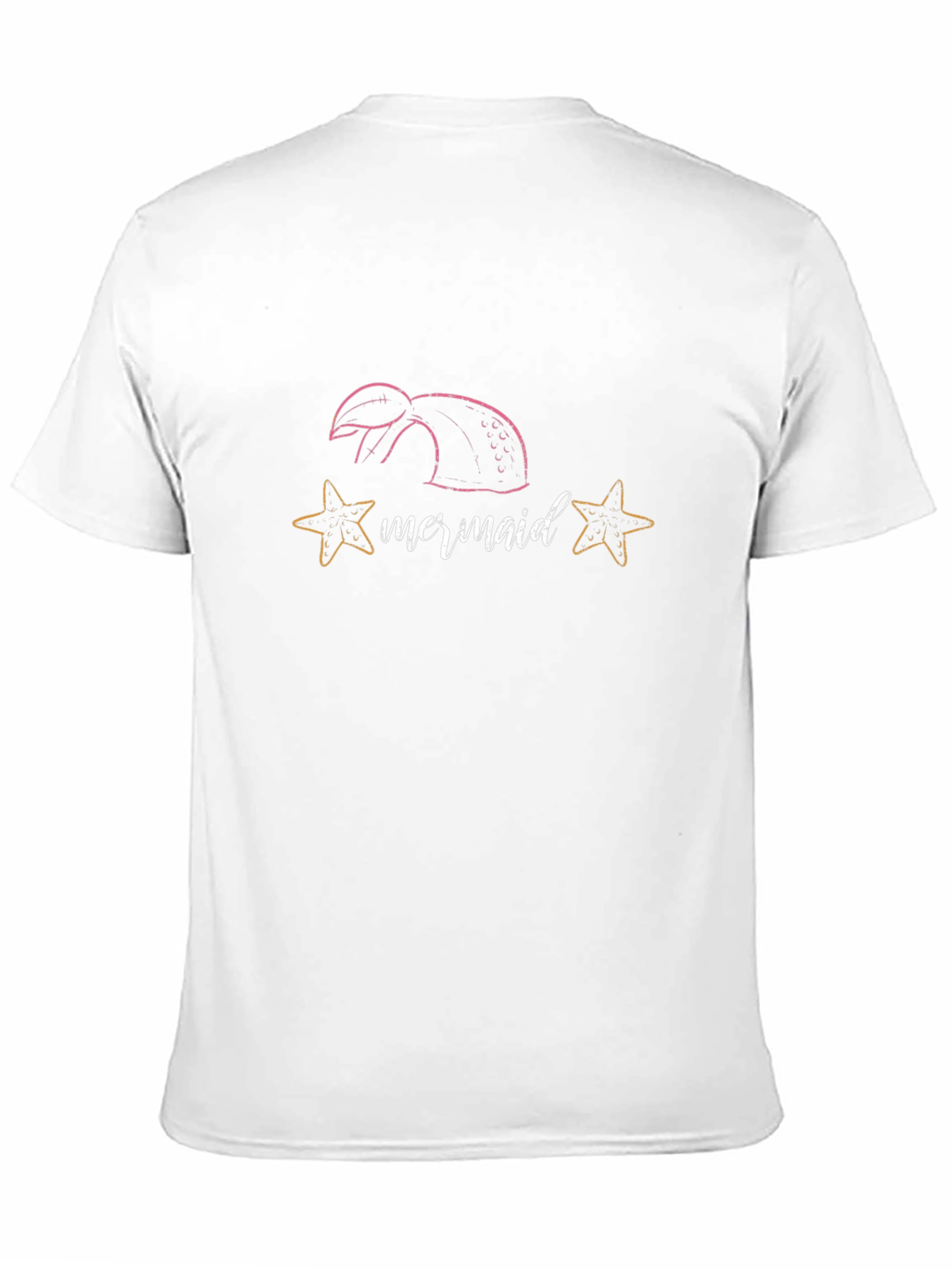 Mermaid Tail Graphic T-Shirt - Stylish Cotton Tee