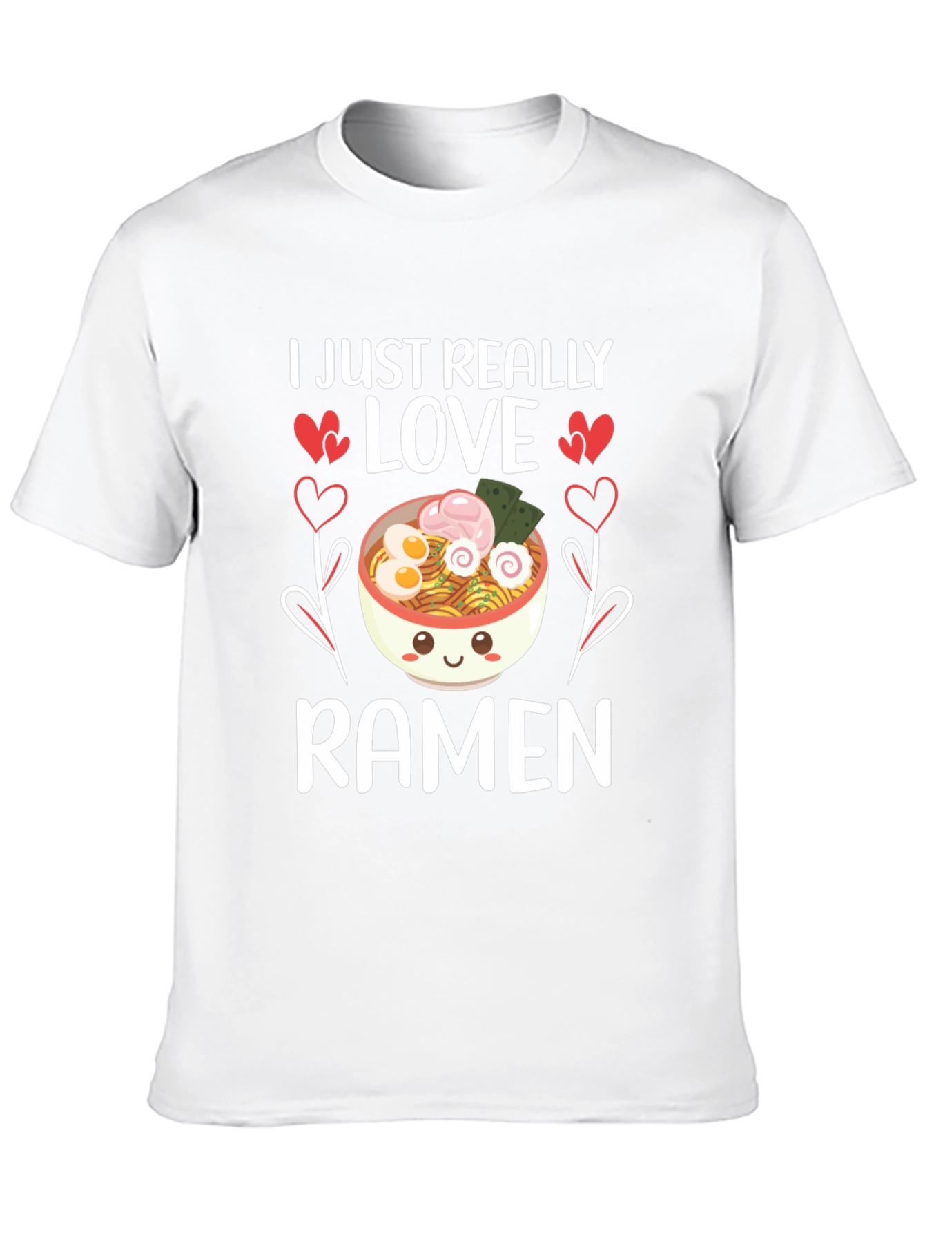 I Love Ramen Graphic Tee - Unisex Casual T-Shirt